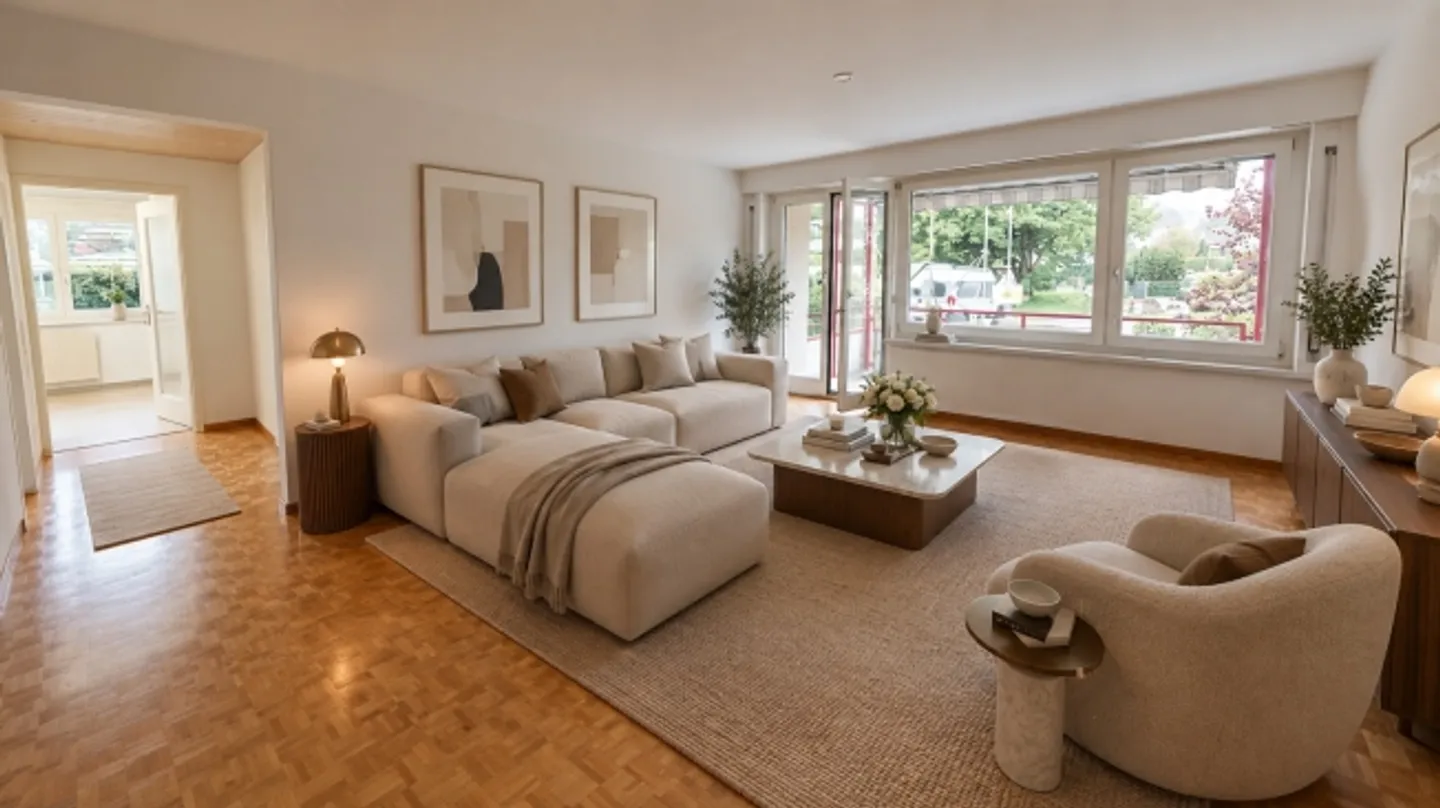 Helle 3-Zimmer-Wohnung in Uetikon - Foto 1 von 1