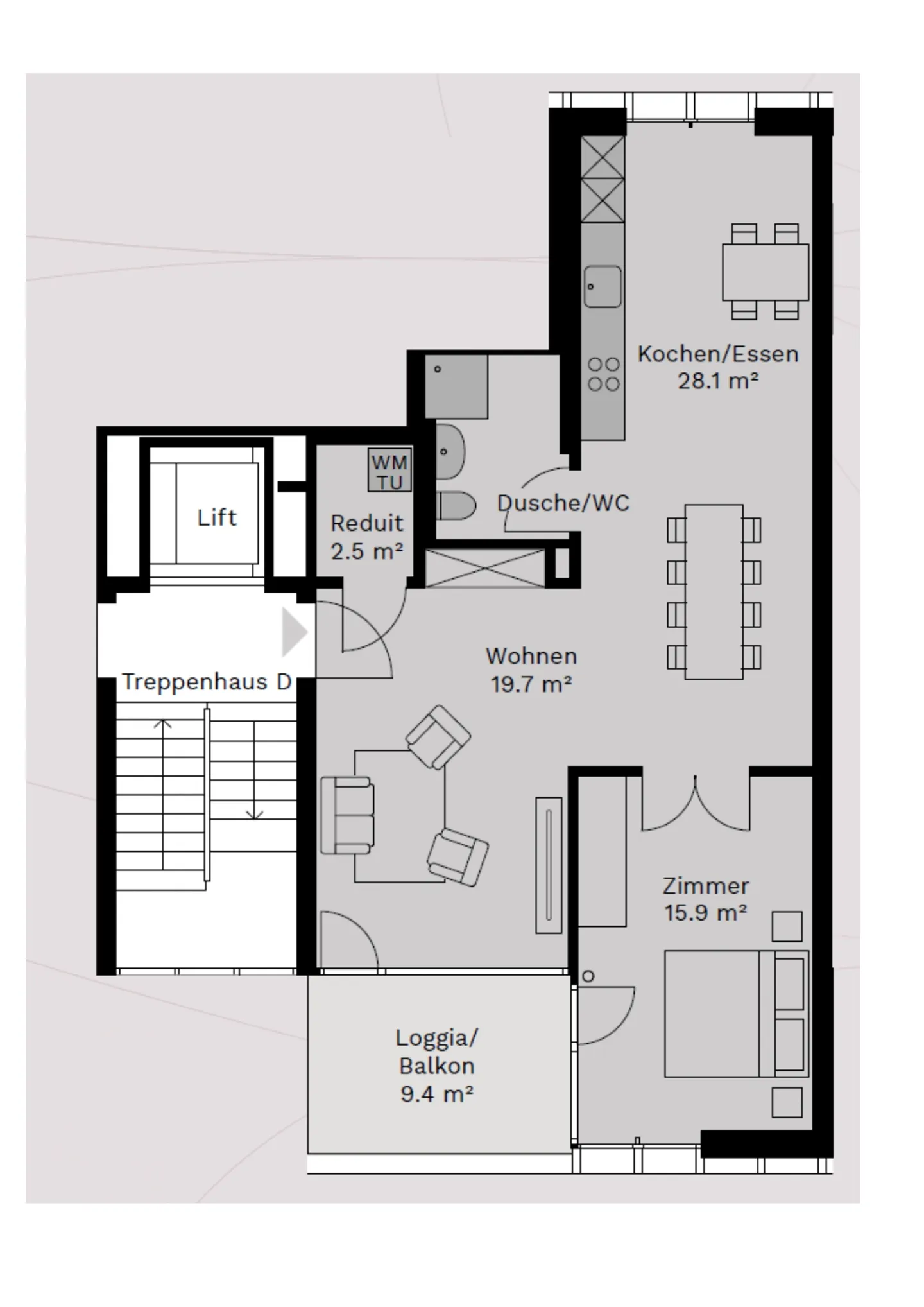 Première location "Rütlihof" appartement 2.5 pièces - Photo 8 sur 8