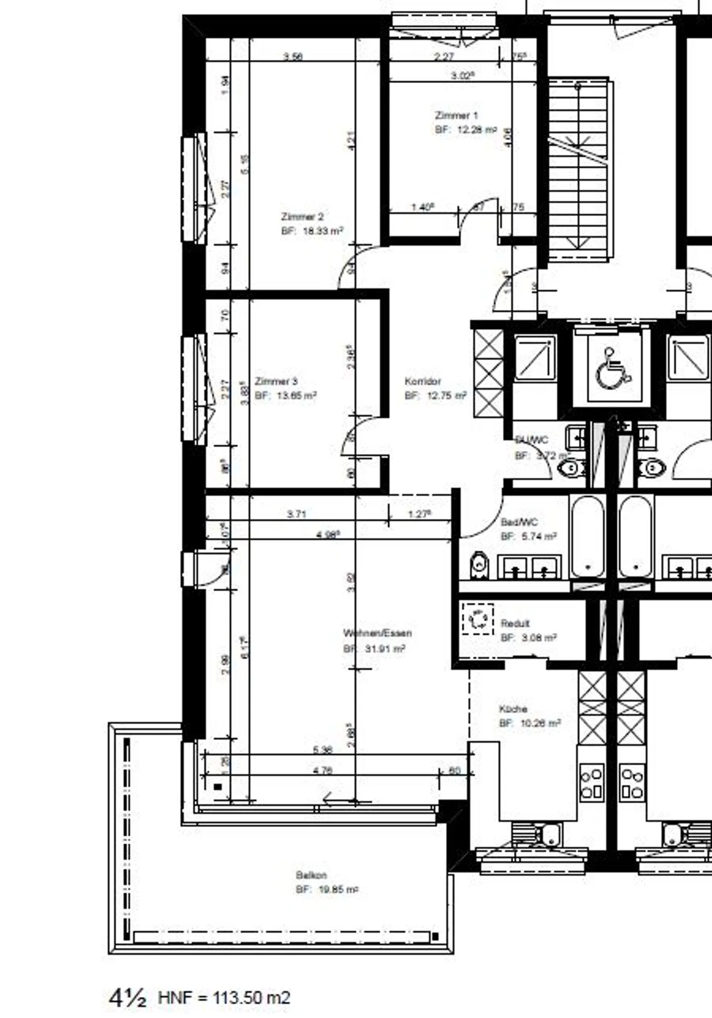 Schöne 4.5-Zimmerwohnung per 16.11.2025 - Foto 10 von 10