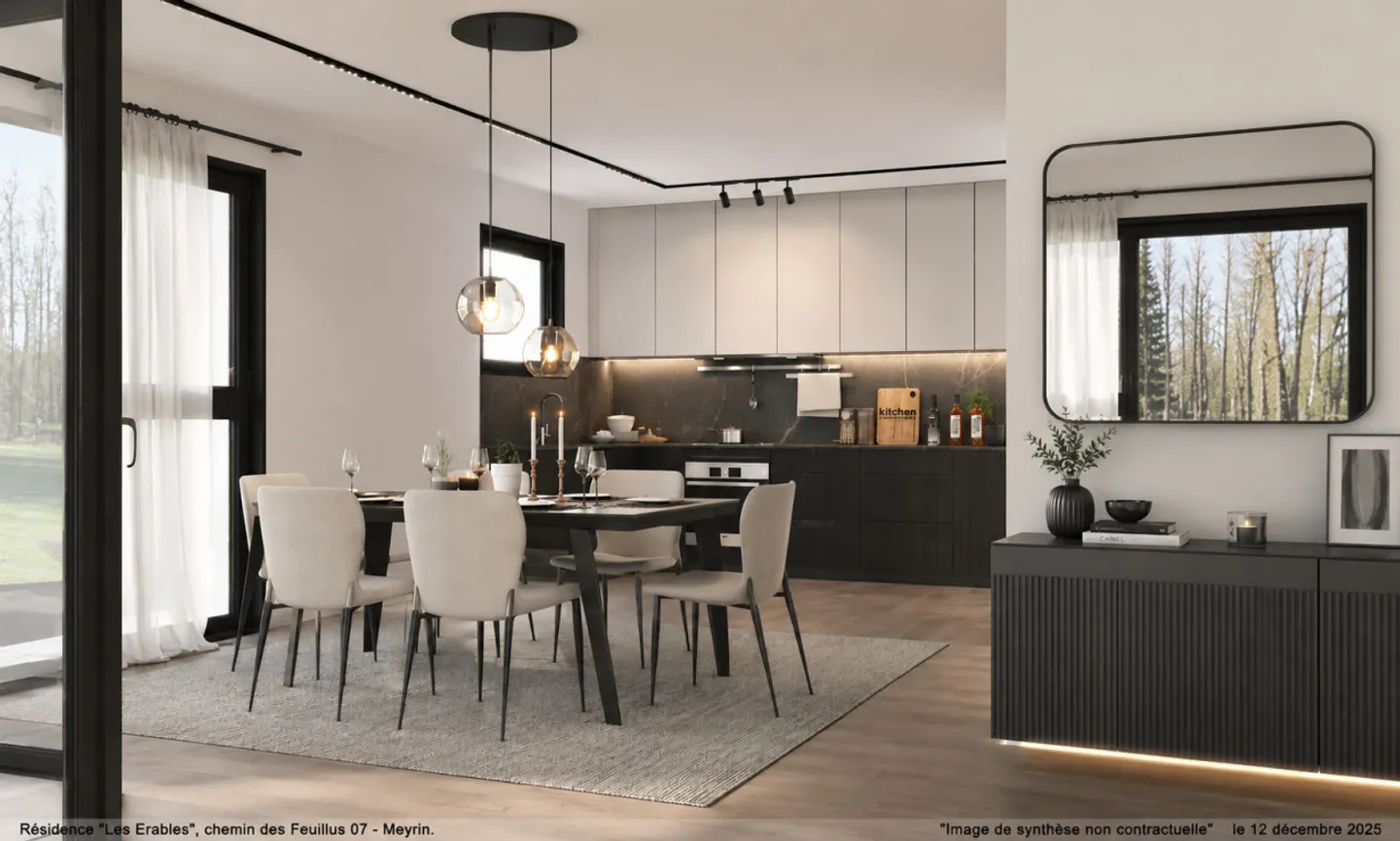 5-room apartment on the 1st floor in Meyrin village - lot 3.01 - Photo 4 of 4