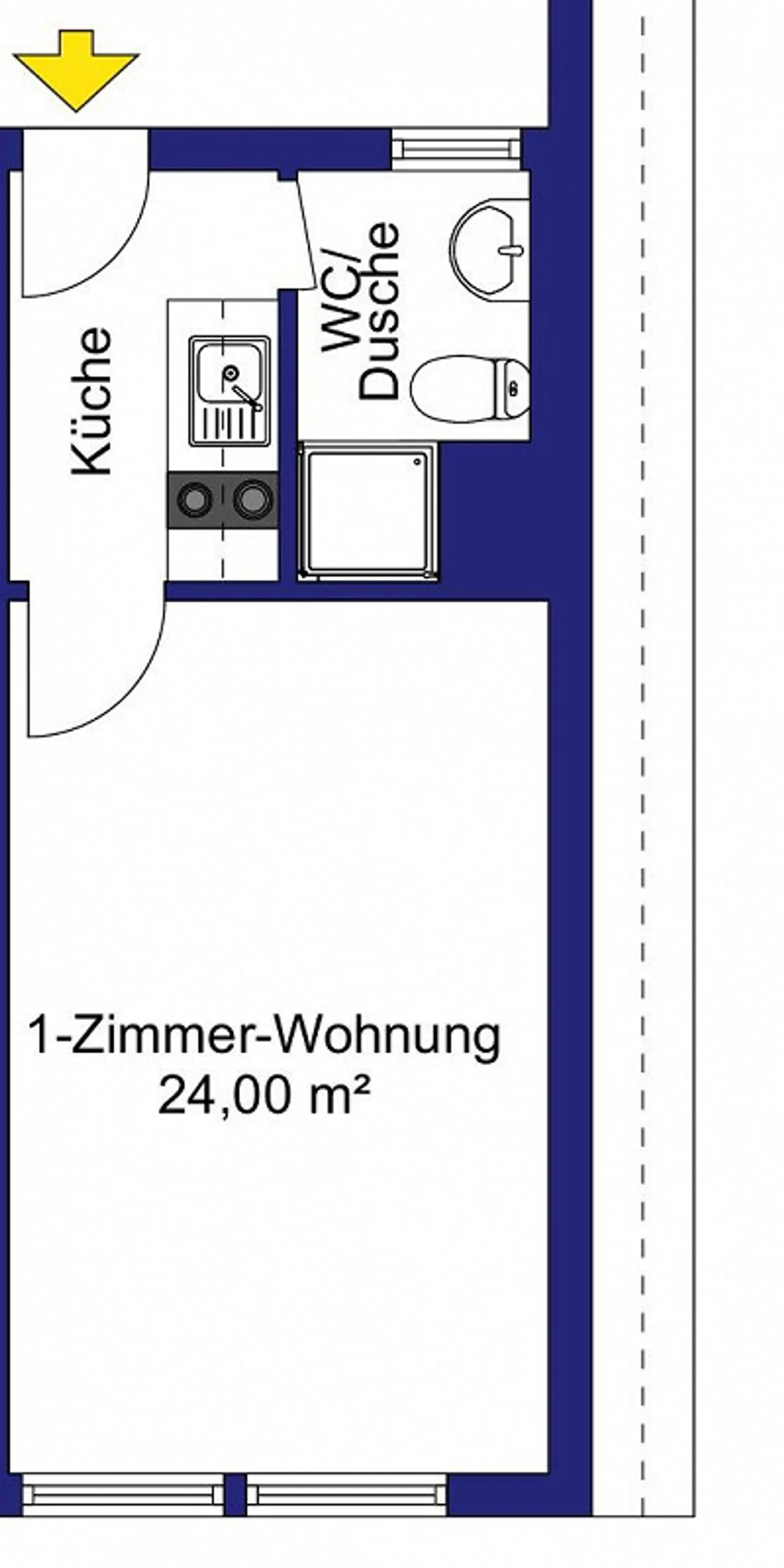 Gemütliches Studio in Neustadt - Foto 2 von 5