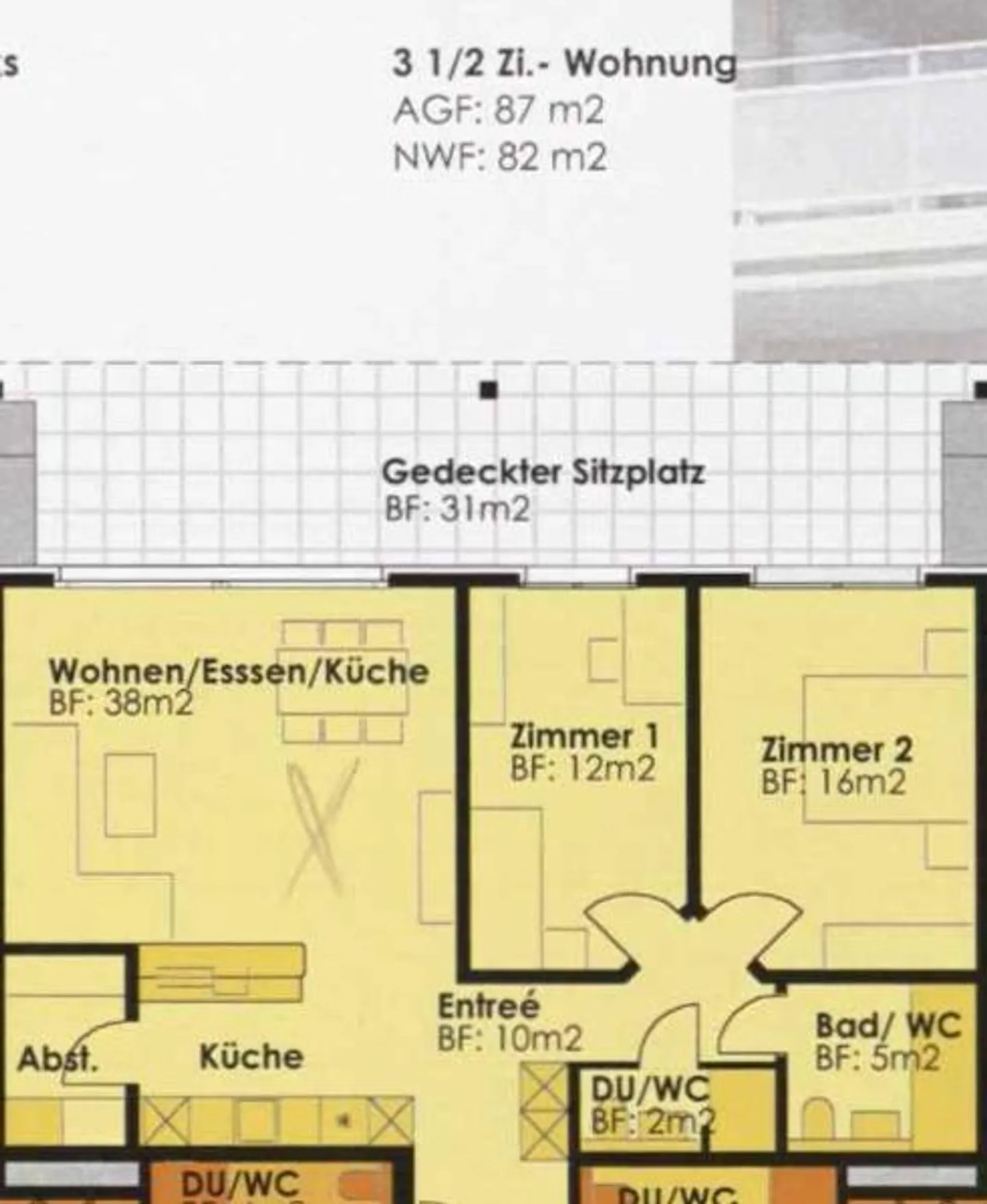 Appartamento 3.5 locali al piano terra a Kriens - Foto 9 di 9