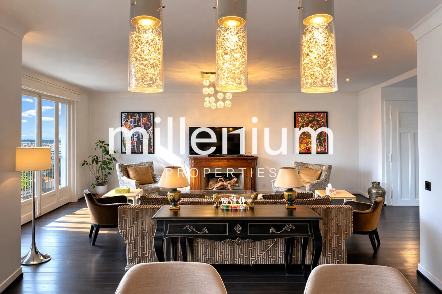 Exceptional penthouse with terrace in Champel (furnished) - Photo 3 of 9