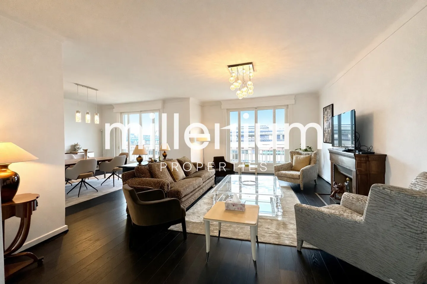 Exceptional penthouse with terrace in Champel (furnished) - Photo 4 of 9