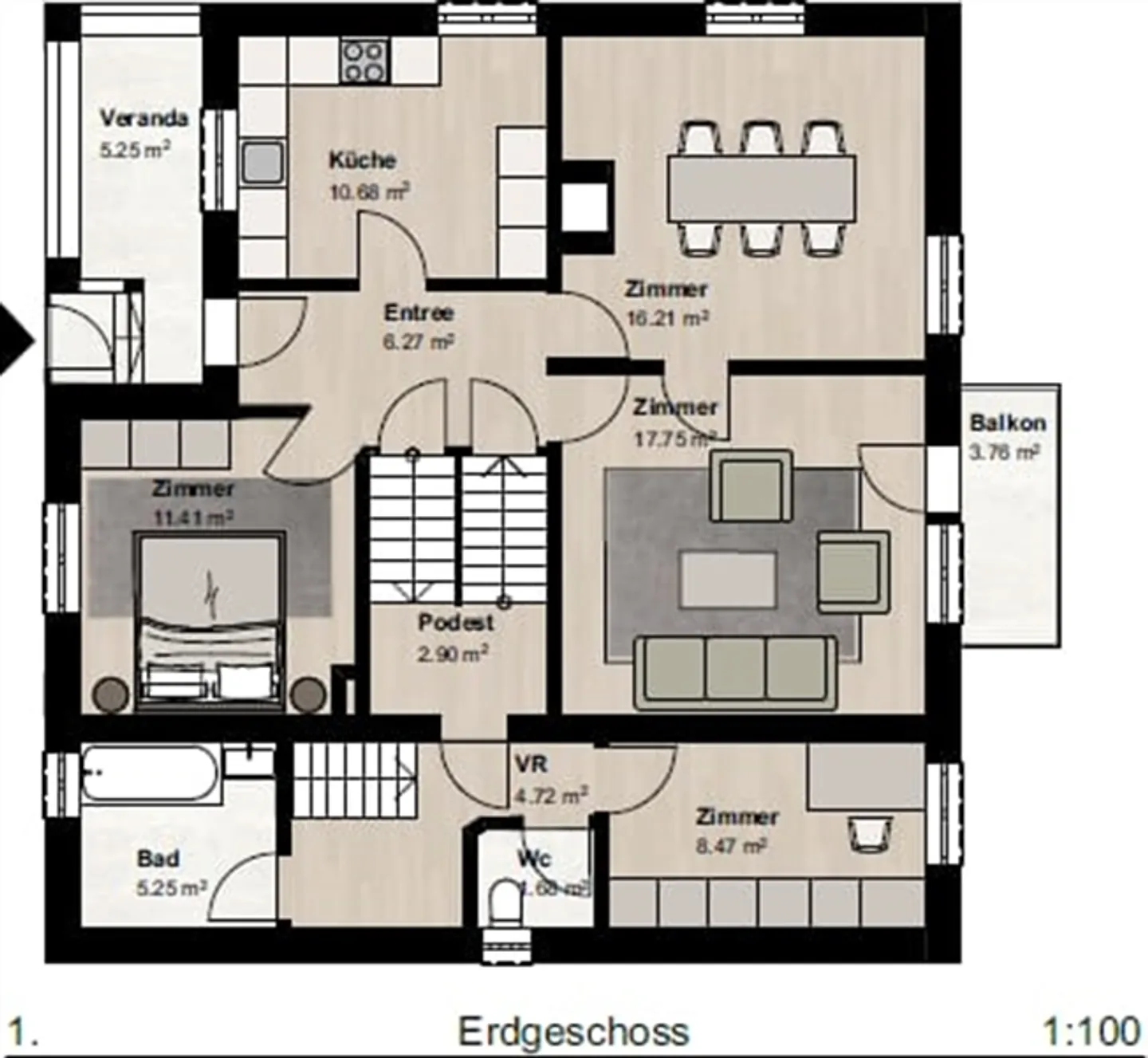Charming 10-Room House for Rent in Hägendorf - Photo 10 of 11