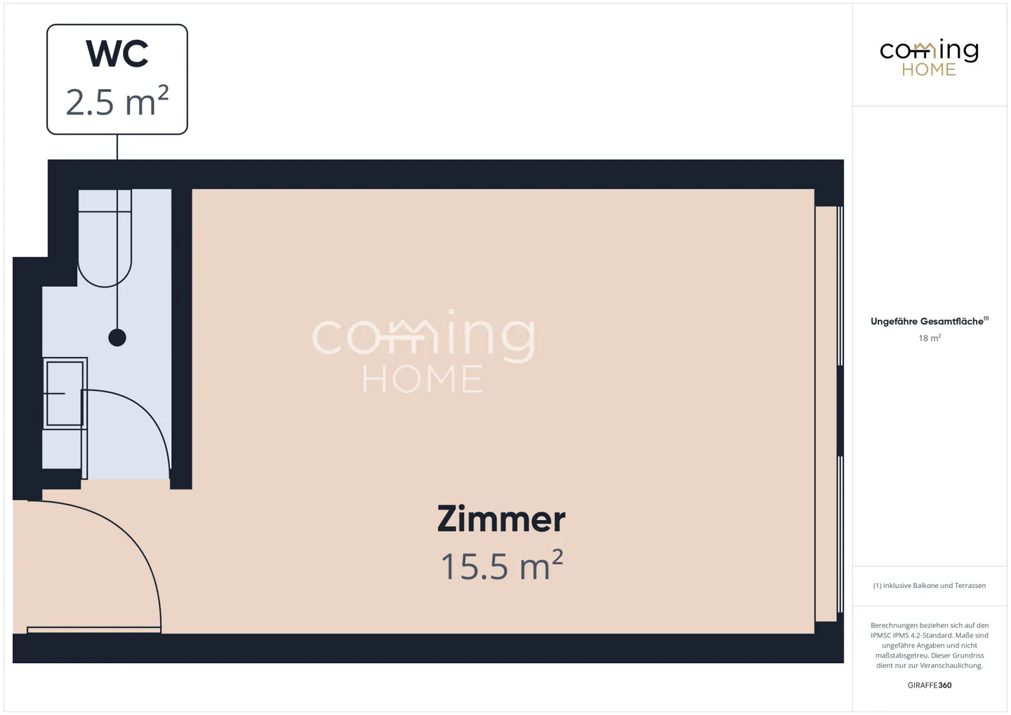 Second home studio in the center of Brig-Glis - ideal as a residential or investment property - Photo 4 of 4