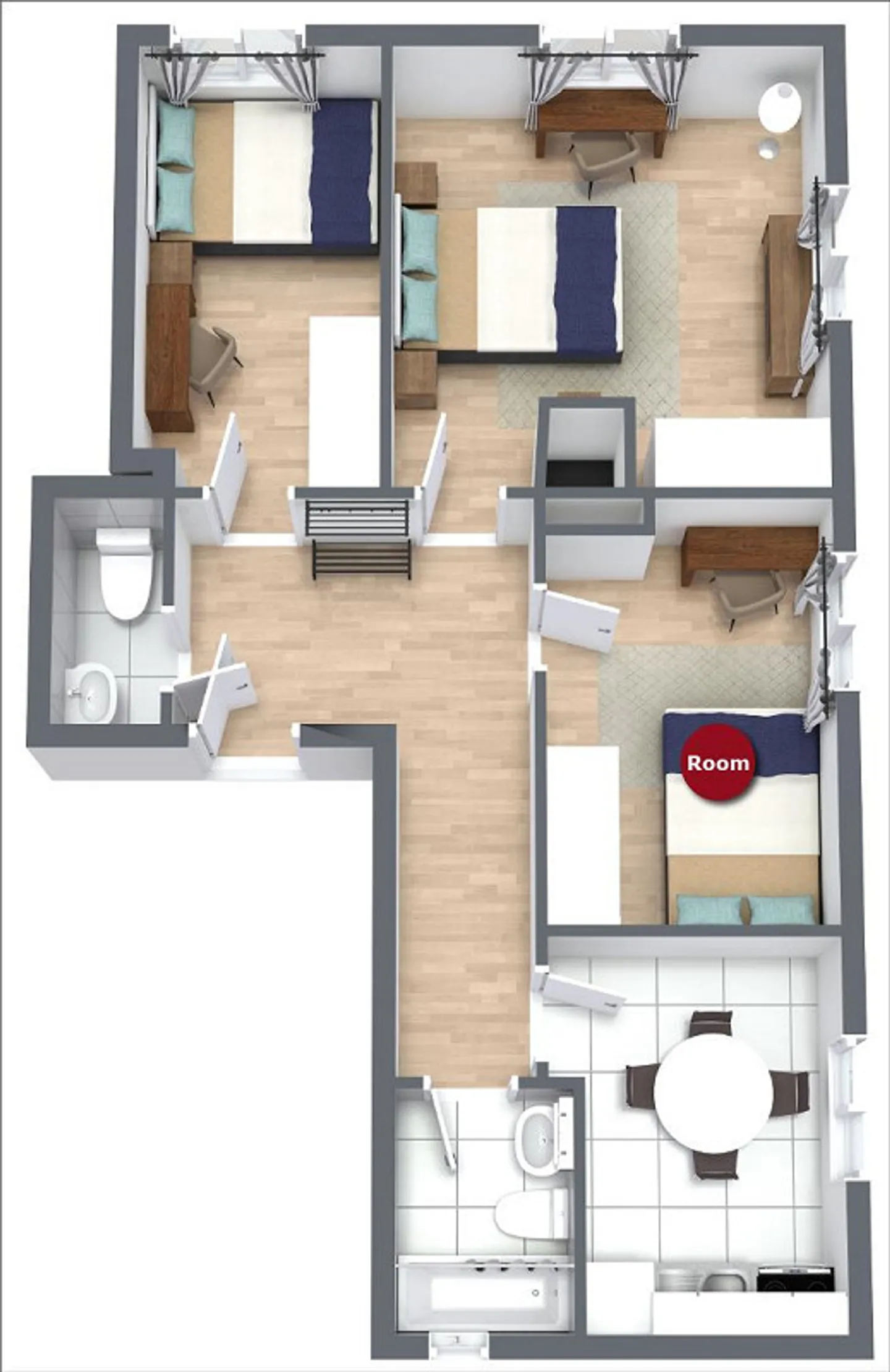Möbliertes Zimmer in Top-Lage - Foto 15 von 15