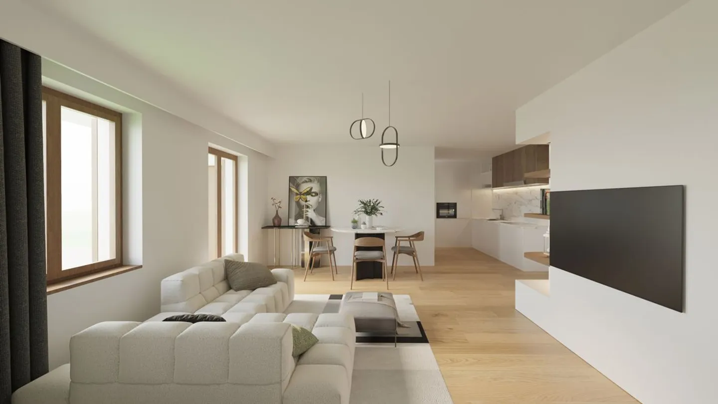 Appartement rénové avec jardin - Photo 3 sur 8