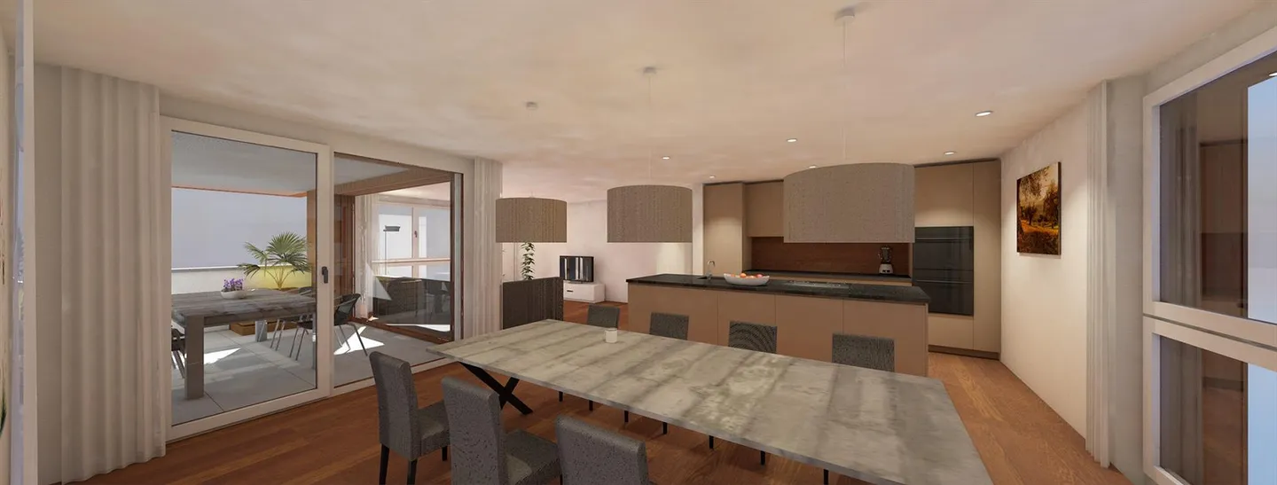 Appartement 5.5 pièces dans maison de 4 familles, nouvelle construction, première location - Photo 1 sur 3