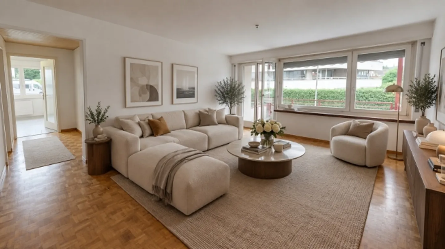 Bright 3-room apartment on the ground floor - quiet living in Uetikon am See | TEMPORARY - Photo 1 of 1