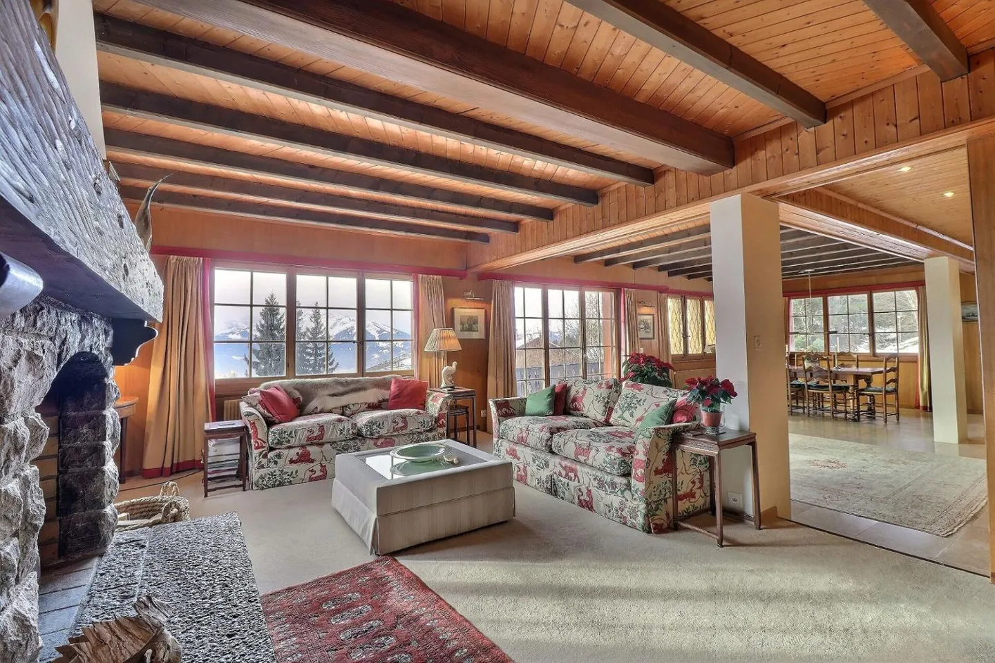 3-Storey Chalet at the Residence Domain with Panoramic View of the Alps - Photo 4 of 13