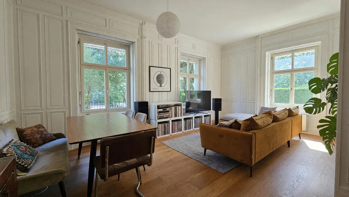 Charmante appartement Art Nouveau avec jardin dans le quartier des musées populaire - Photo 4 sur 11