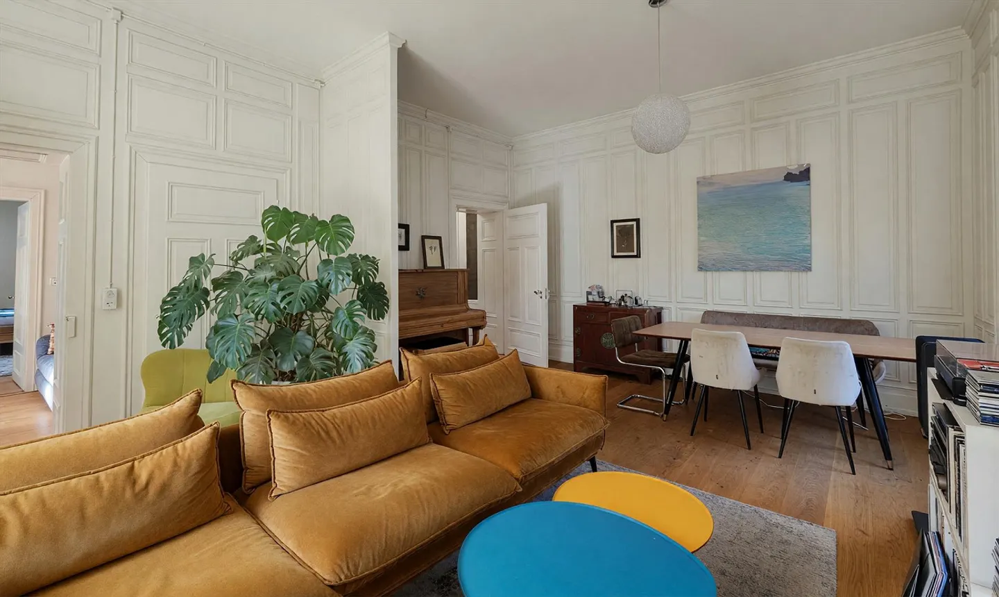 Charmante appartement Art Nouveau avec jardin dans le quartier des musées populaire - Photo 5 sur 11
