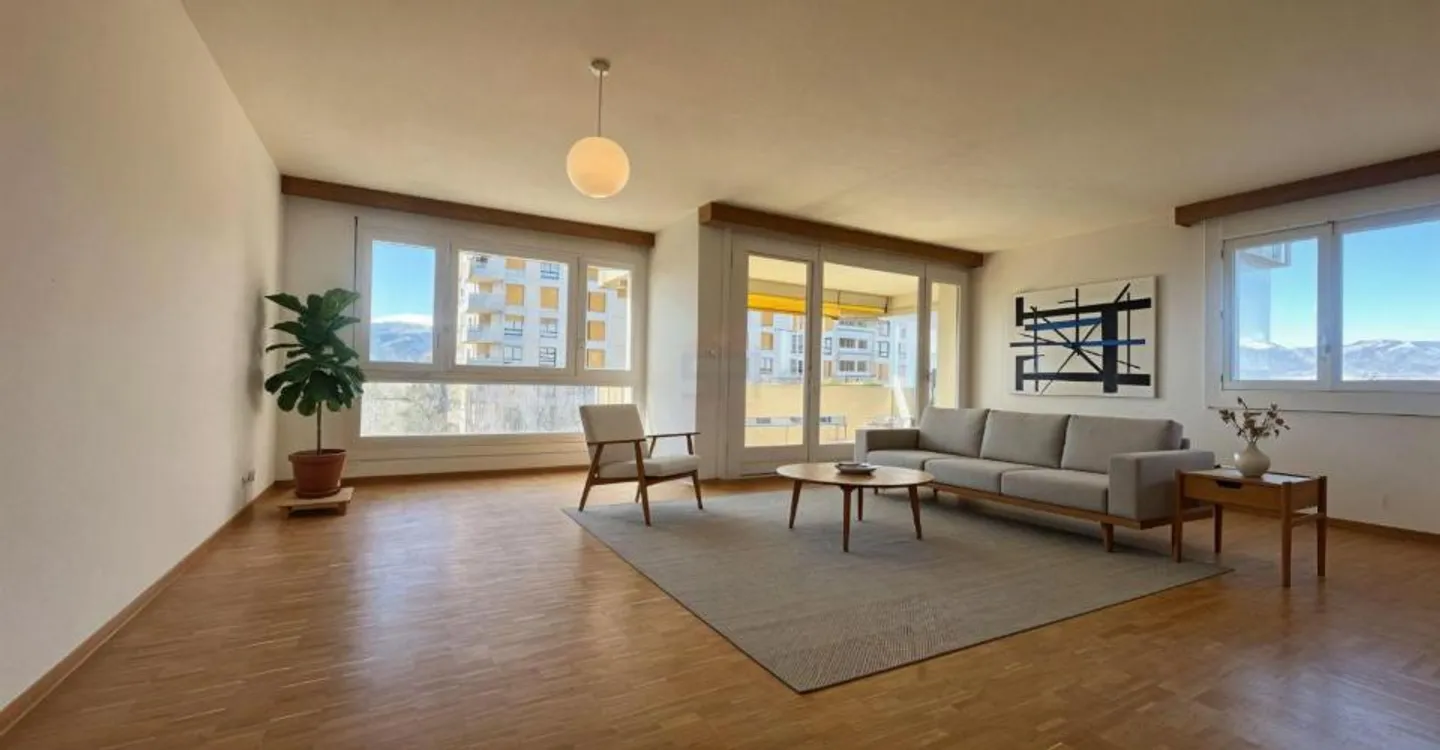Geräumige Familienwohnung mit Aussicht - Foto 1 von 10