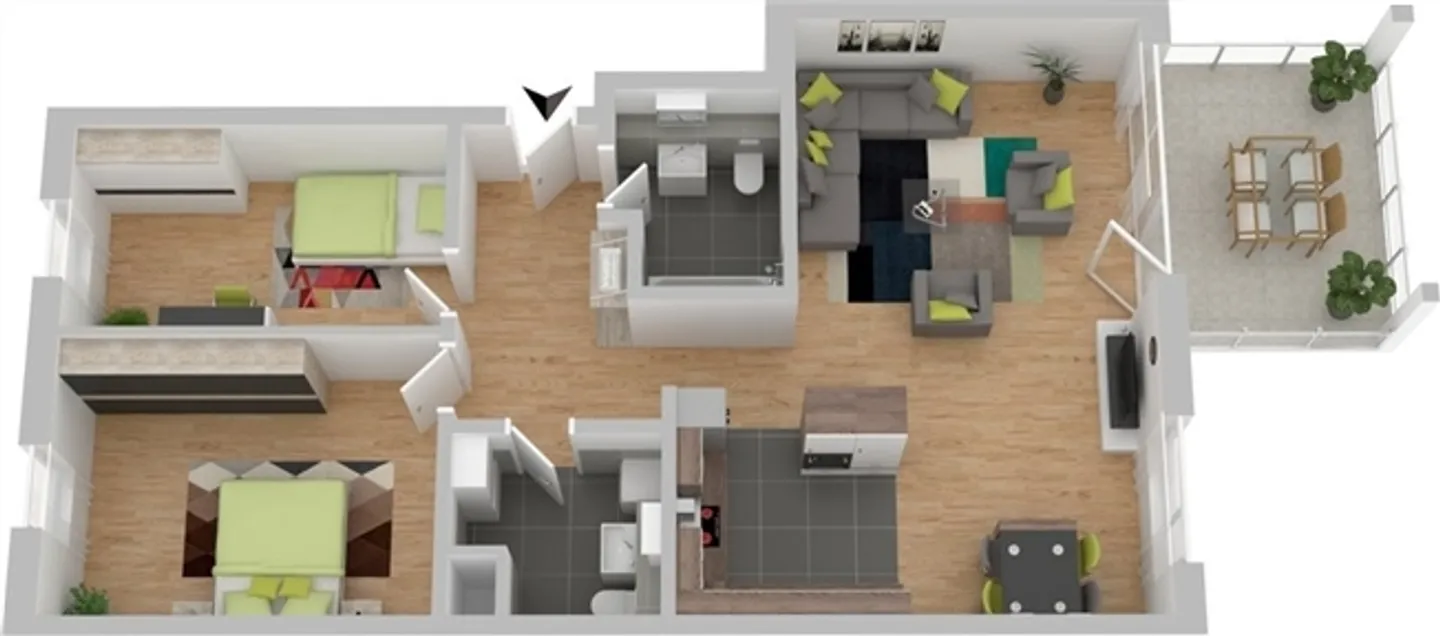 Helle 3.5-Zimmerwohnung in Kehrsatz - Foto 9 von 9