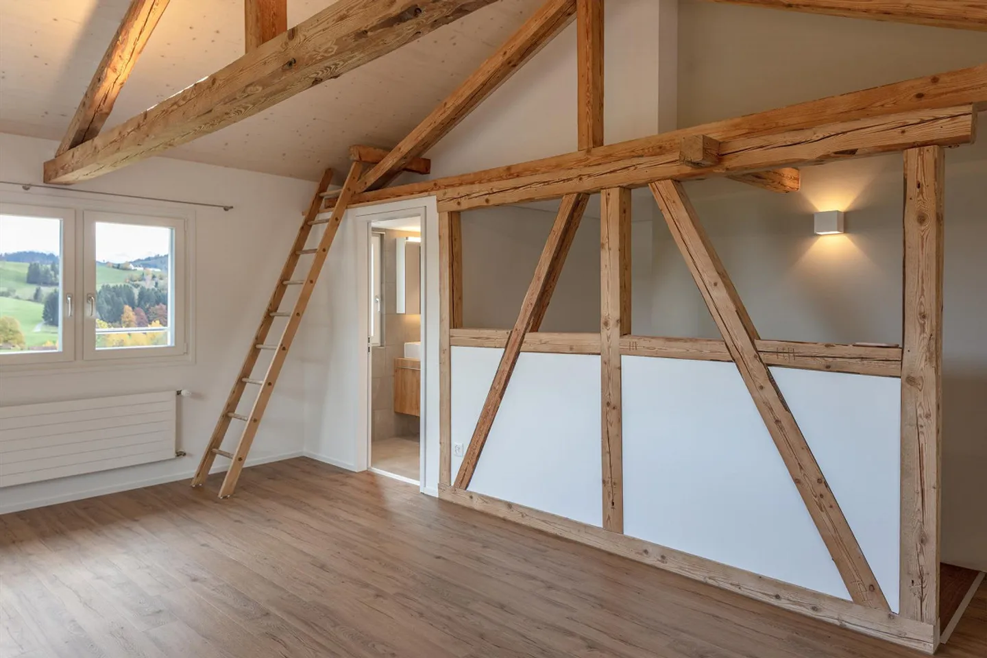 Vie idyllique dans un appartement de 2,5 pièces avec vue sur le Säntis - Photo 7 sur 9