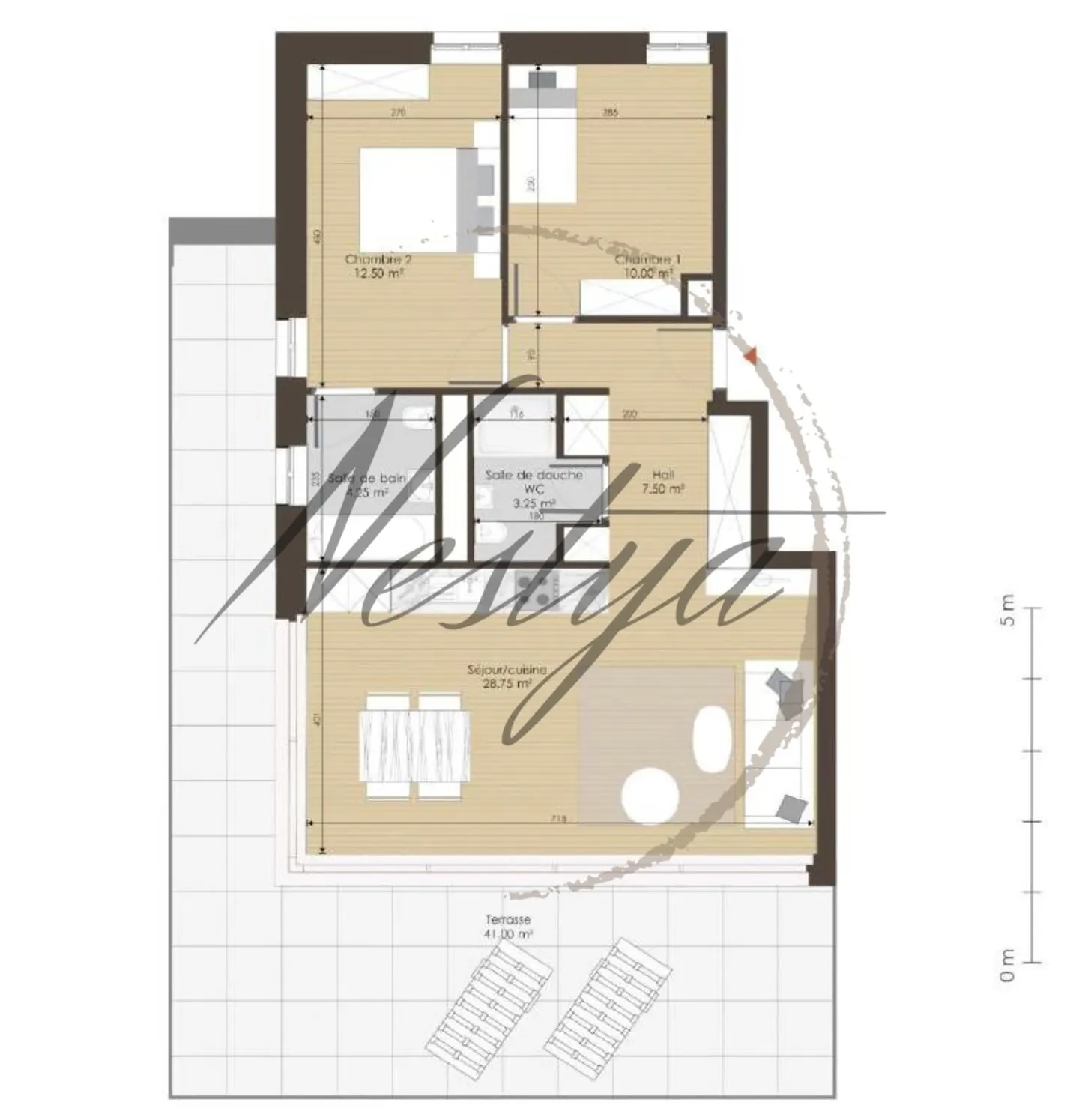 Modern Apartment with Terrace - Photo 9 of 9