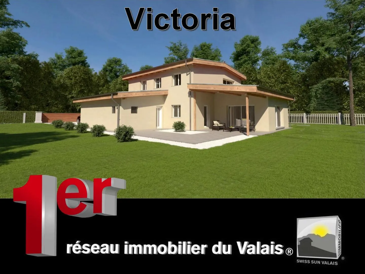 VALAIS / I am "VICTORIA" Magnificent villa to build 5.5 rooms of 232m² - Photo 1 of 27