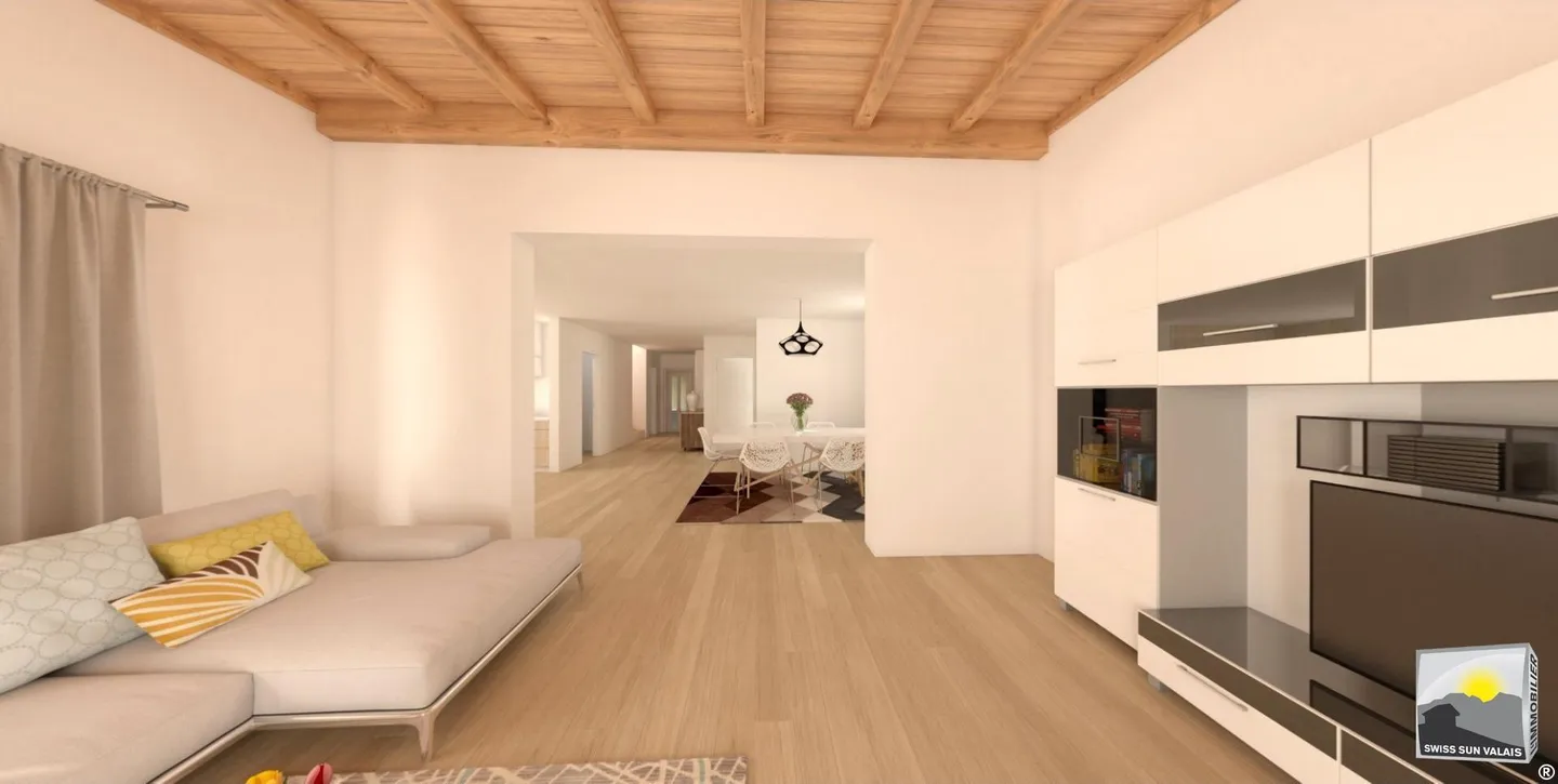 VALAIS / I am "VICTORIA" Magnificent villa to build 5.5 rooms of 232m² - Photo 6 of 27
