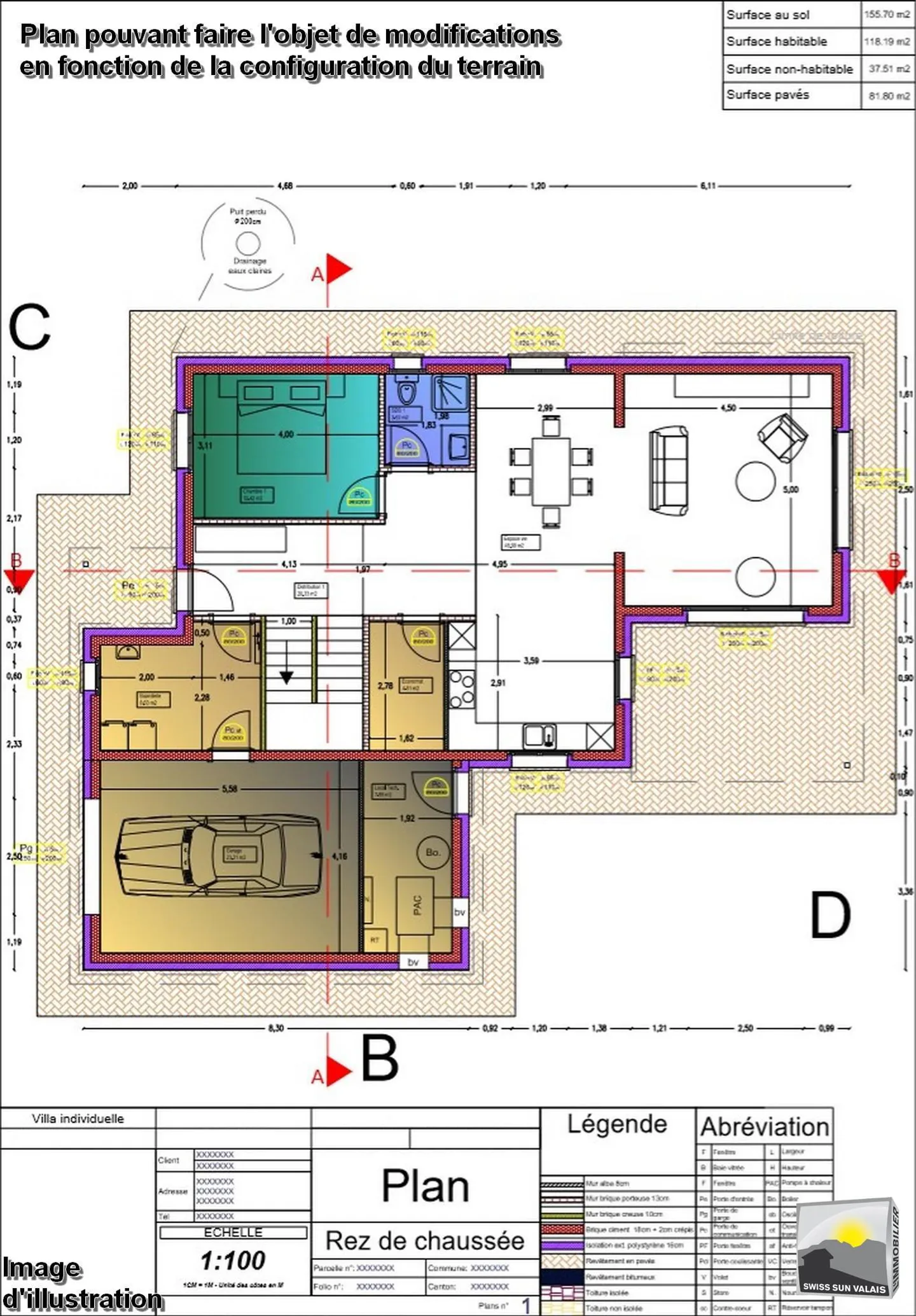 VALAIS / I am "VICTORIA" Magnificent villa to build 5.5 rooms of 232m² - Photo 21 of 27