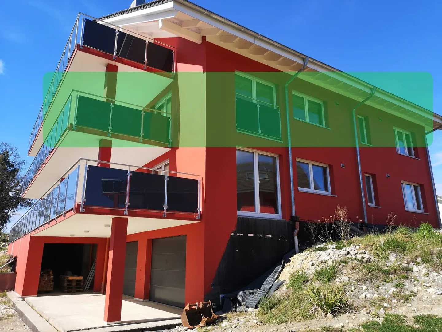 Appartement neuf au 1er étage avec terrasse couverte, avec vue. - Foto 1 di 18
