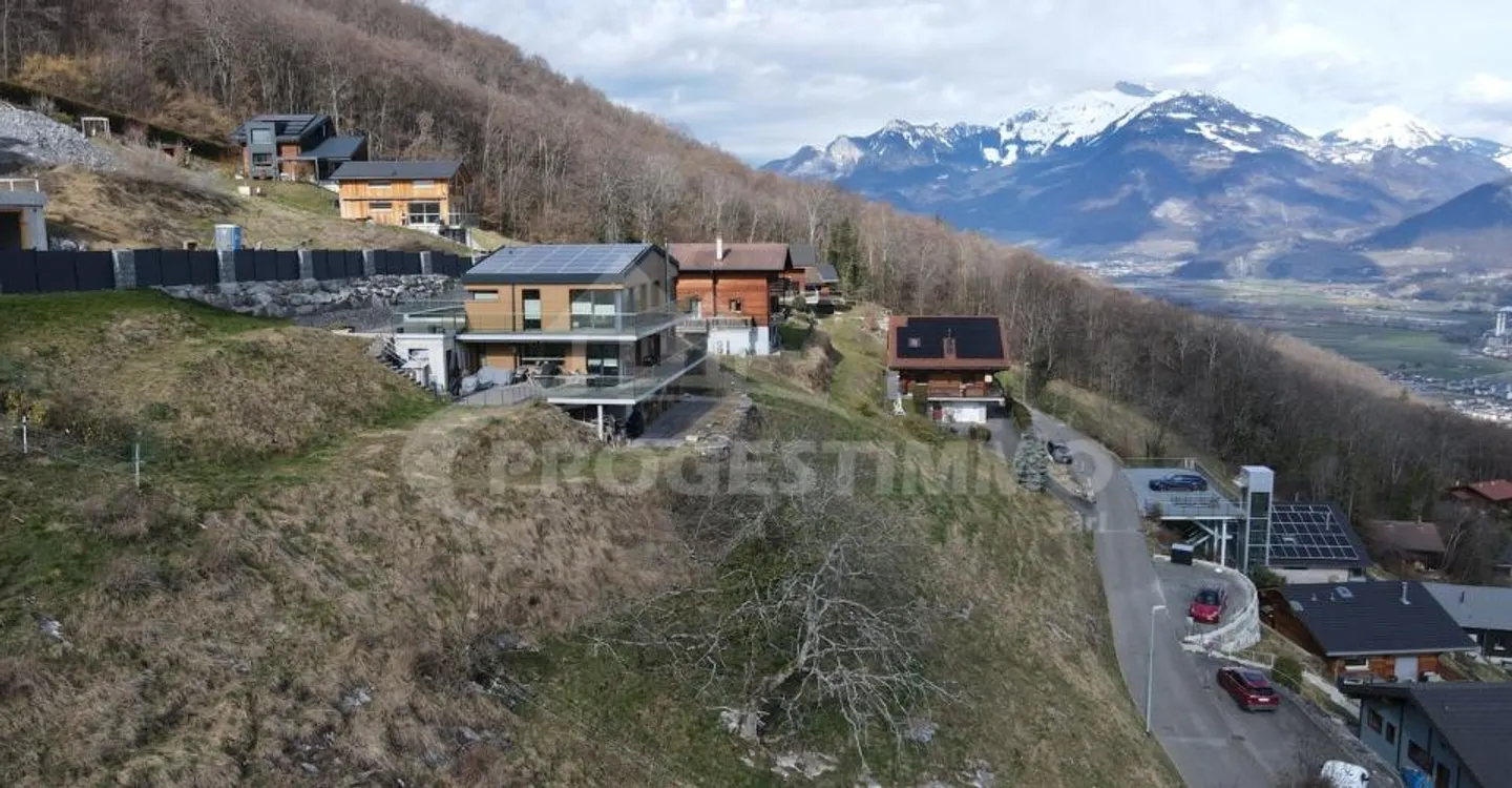 TERRENO EDIFICABILE - TRANQUILLO, SOLEGGIATO E VISTA SULLE DENTS DU MIDI - Foto 6 di 9
