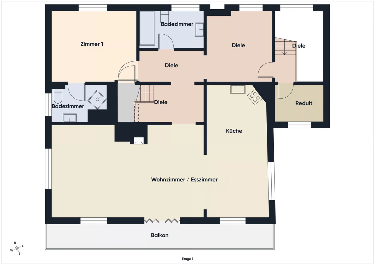 Renovierte Duplex-Attika mit 3 Badezimmern und optimaler Anbindung - Photo 11 of 13