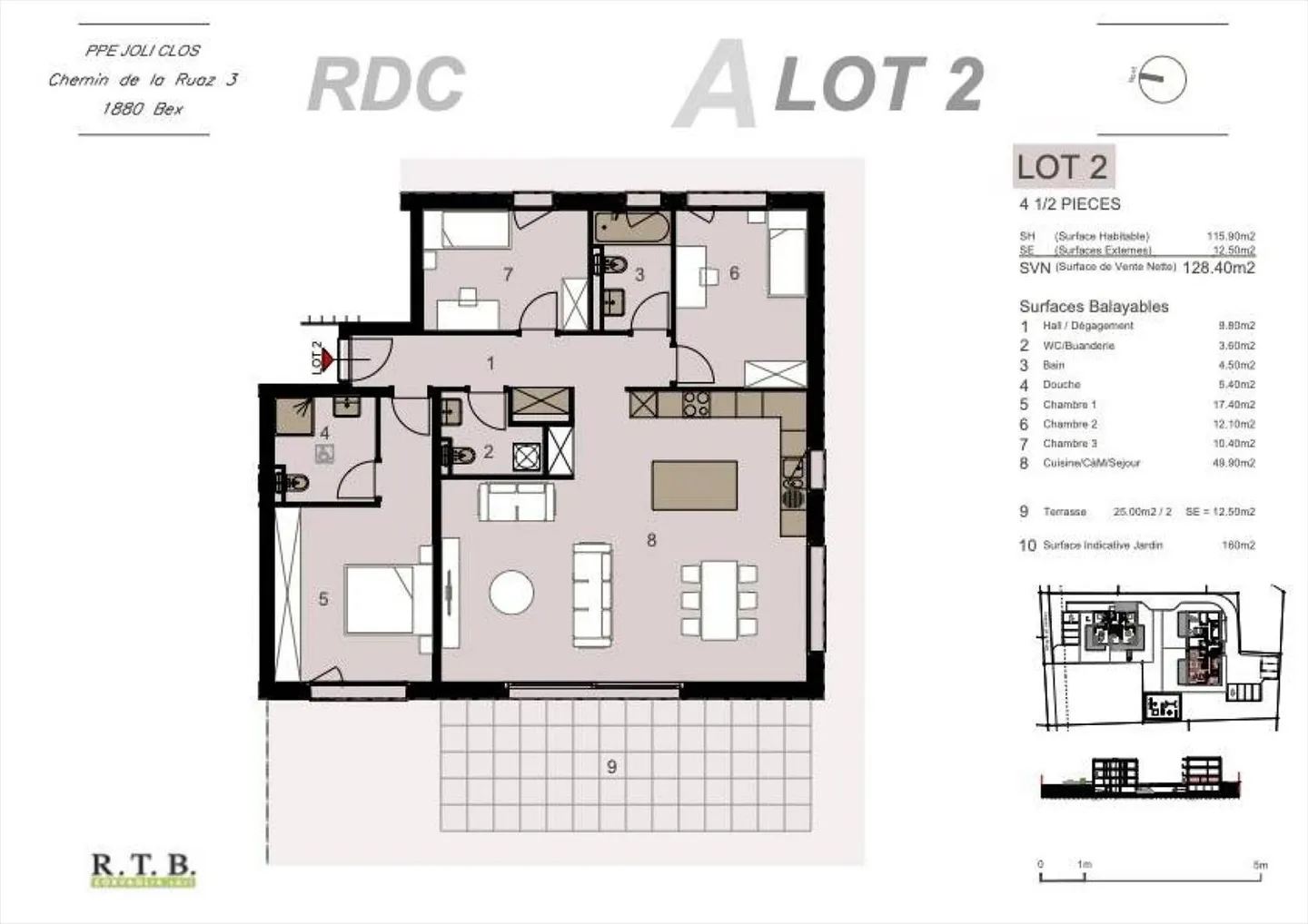 Wohnung 4.5 Zimmer - Foto 5 von 13