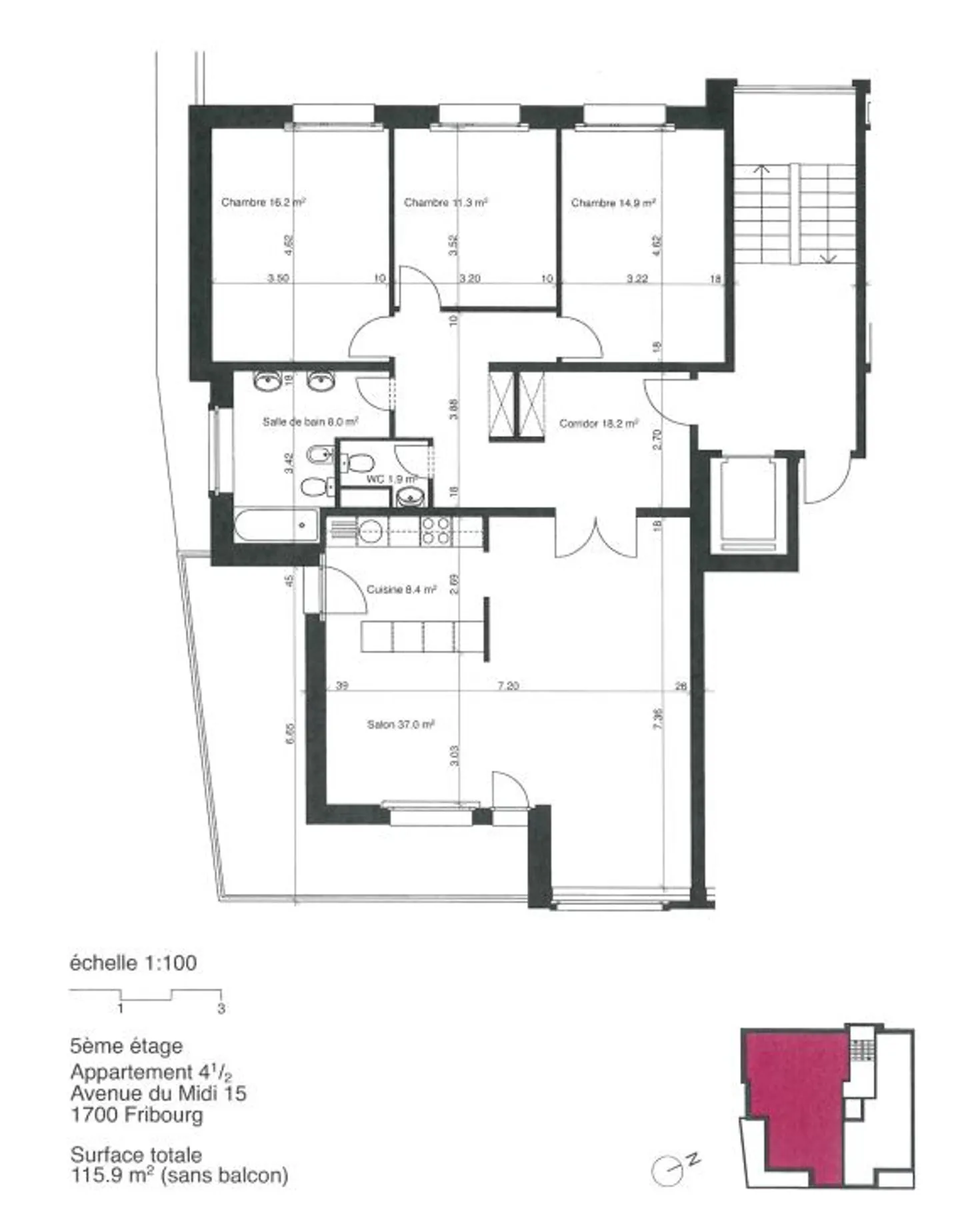 4.5-Zimmer-Wohnung - Foto 9 von 10
