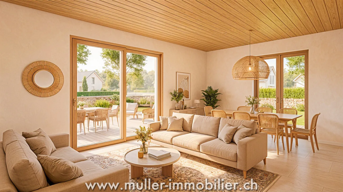 Bella casa in legno al confine della foresta in una posizione tranquilla - Foto 2 di 11