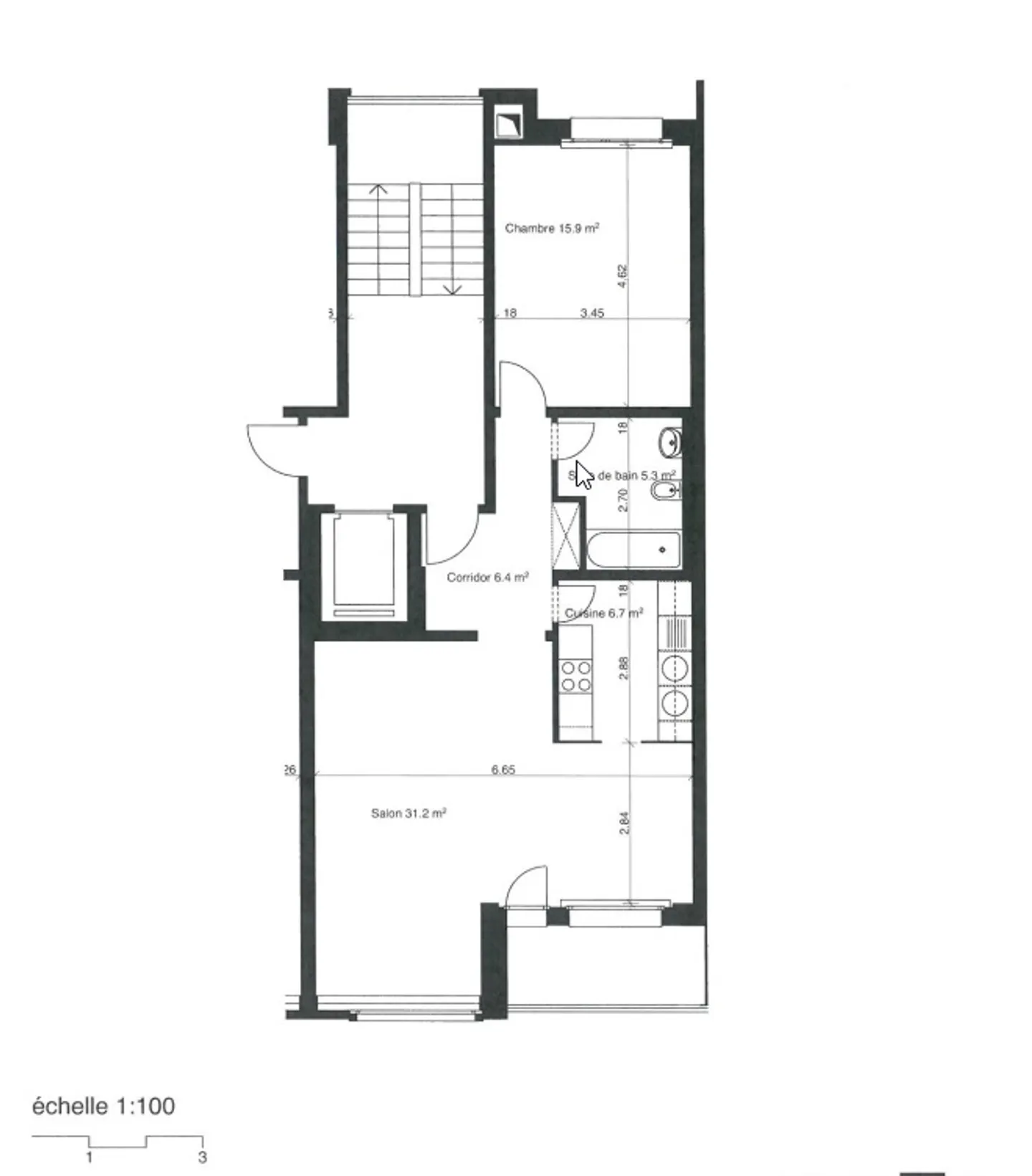 2.5 Room Apartment - Photo 7 of 8