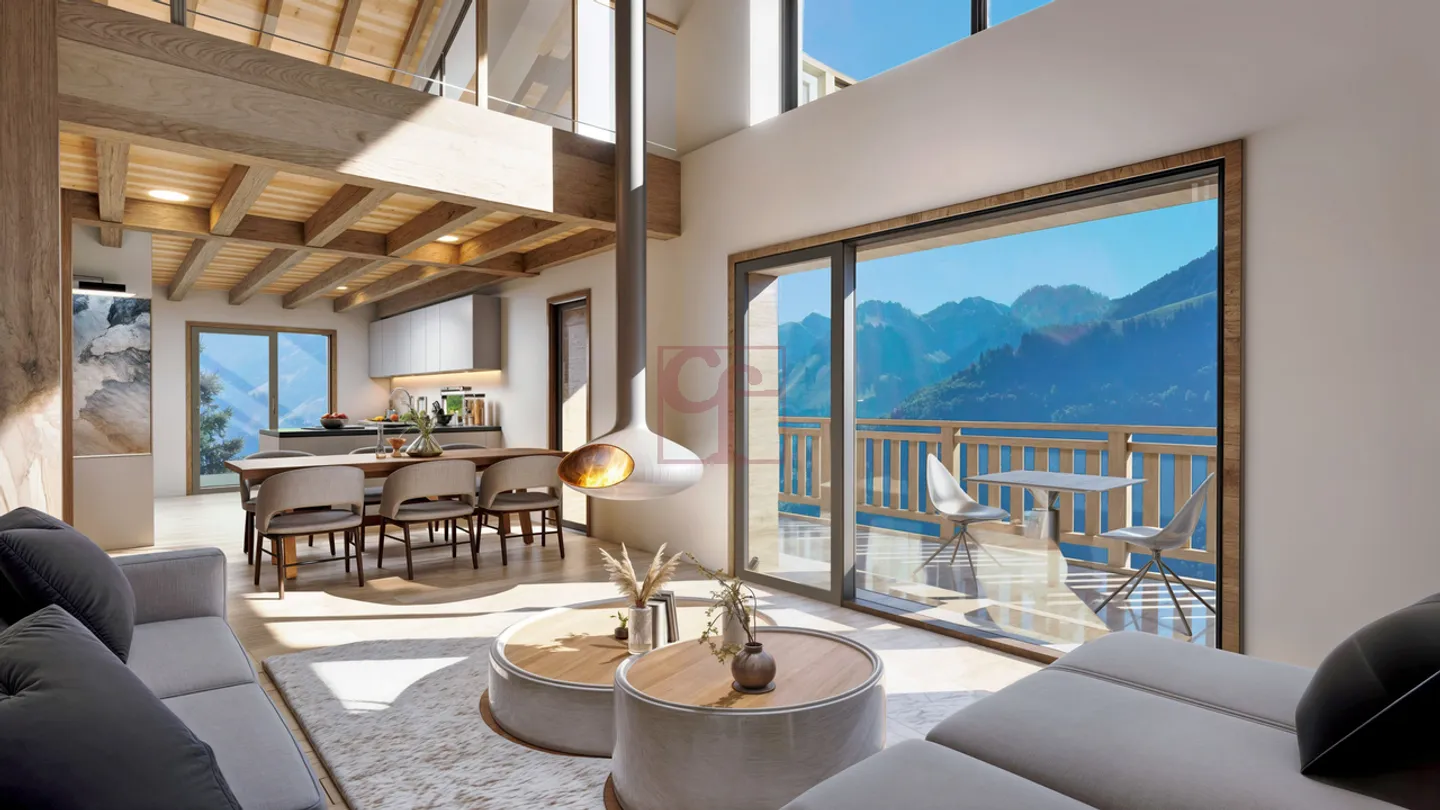 Les Sciernes-d'Albeuve - Chalet contemporanei - Foto 4 di 10