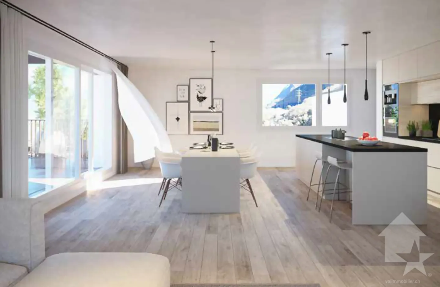 Ökologische Wohnungen in Chalais - Foto 2 von 10