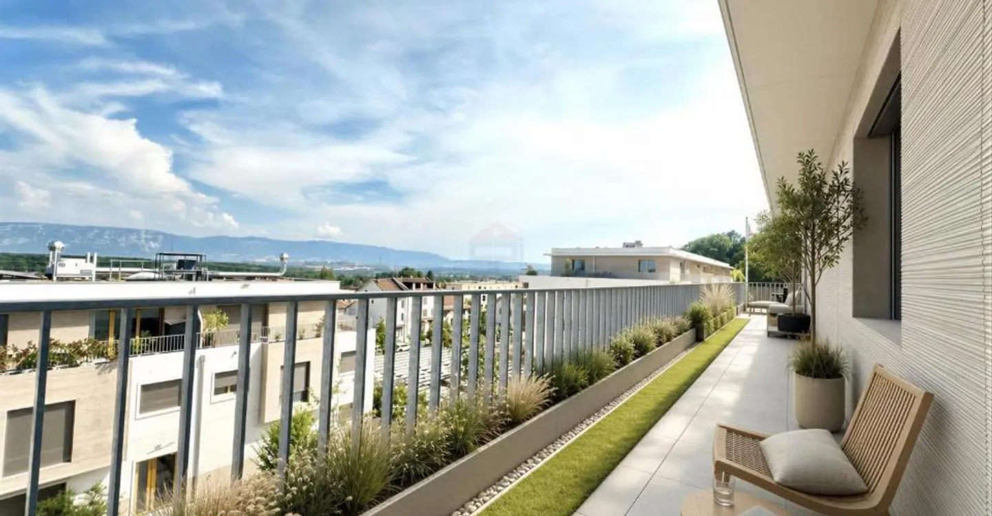 CASATAX - Magnificent 3-room penthouse with peripheral terrace - Photo 6 of 8