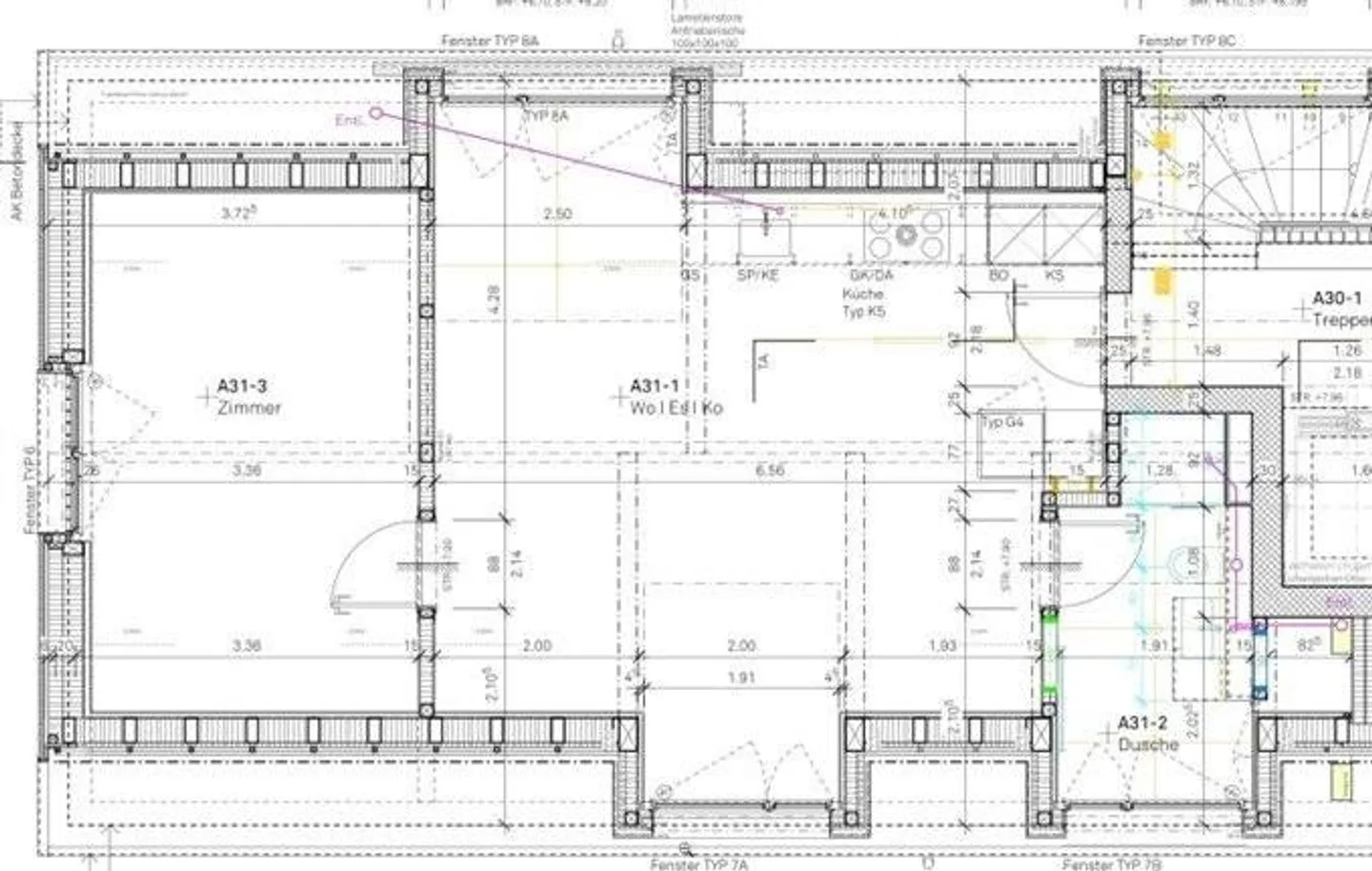 topmoderne Wohnung - Foto 5 von 6