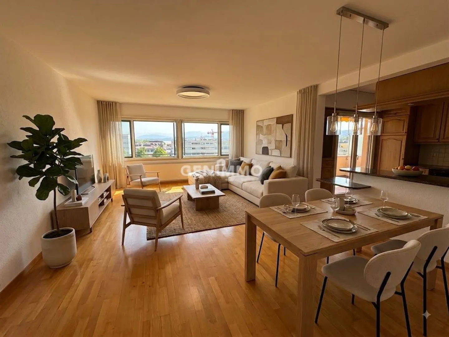 Blick auf den See und die Berge für diese 6-Zimmer-Wohnung - Foto 4 von 7
