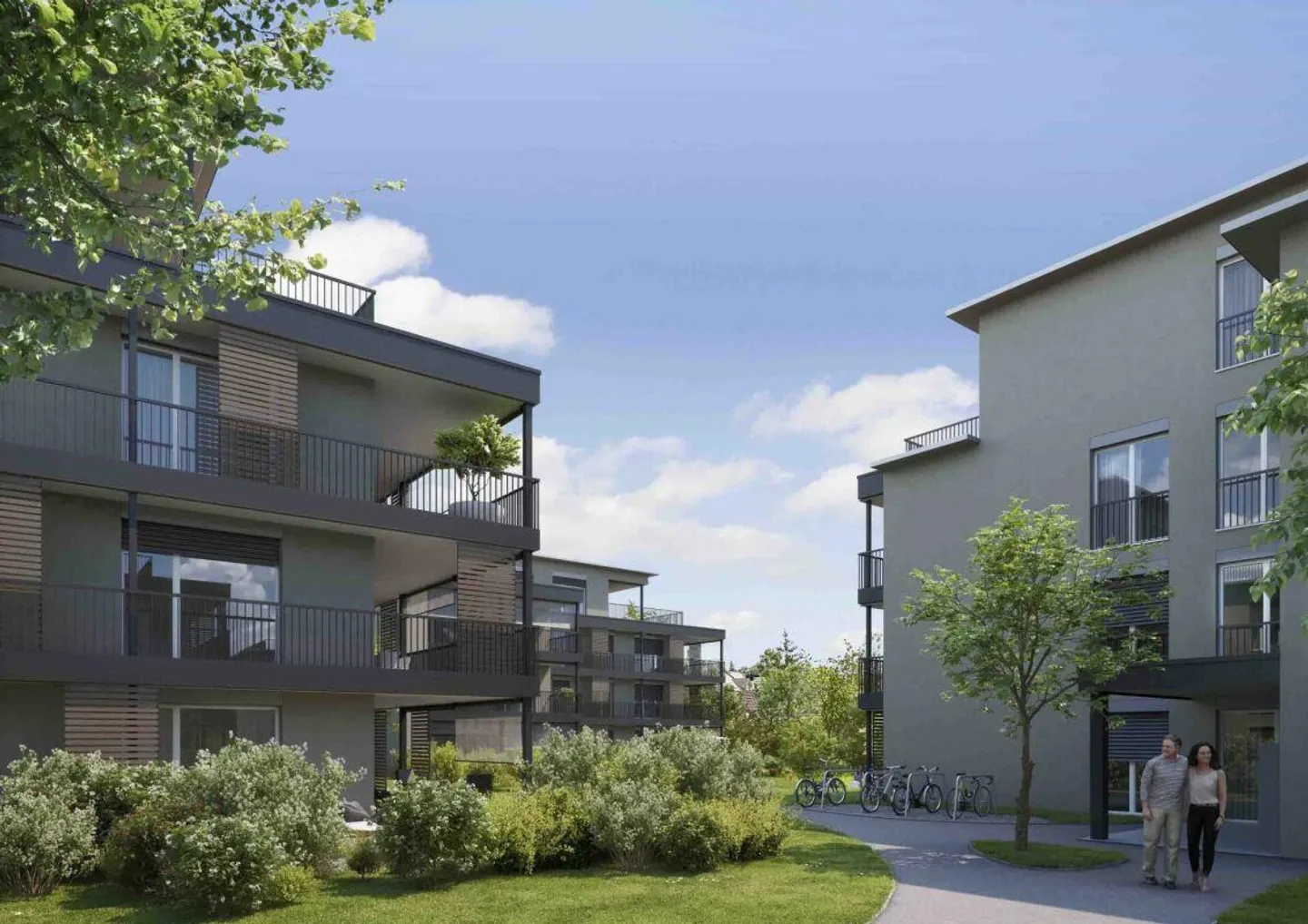 124 m² - Appartement de jardin 3.5 pièces avec vitrage de protection contre le vent - Photo 4 sur 9