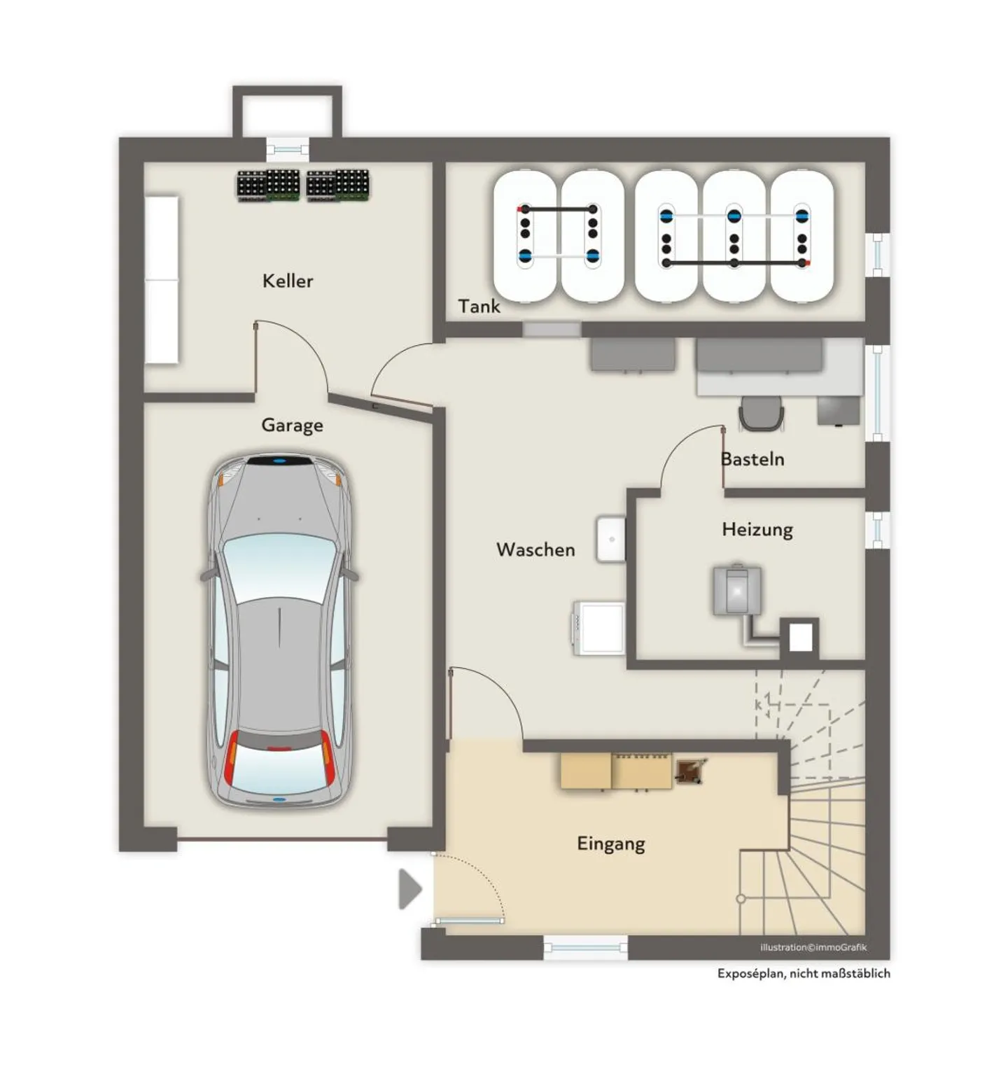 Bâtiment résidentiel avec deux appartements à Münchenwiler... - Photo 12 sur 13