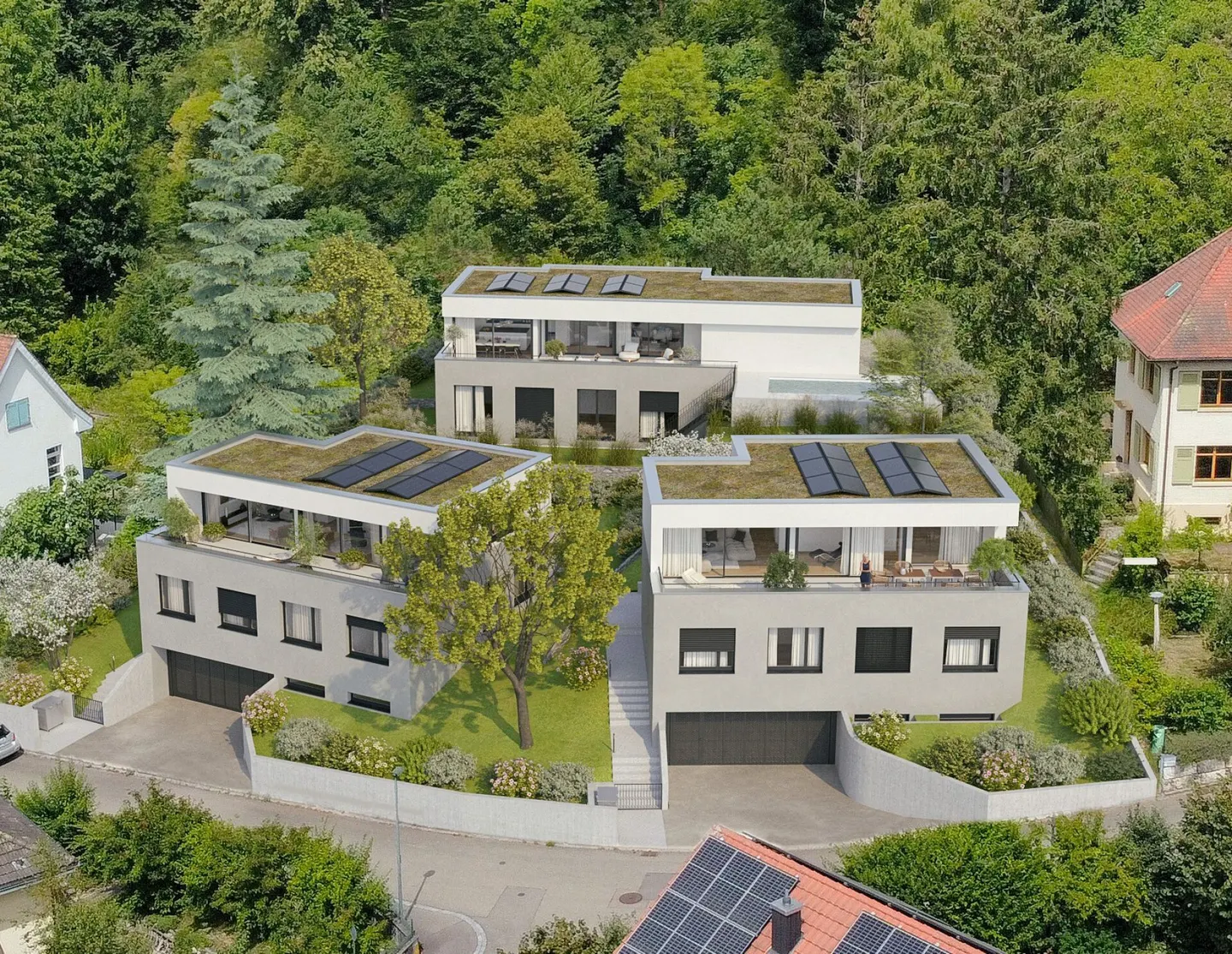Nuova costruzione di una casa unifamiliare indipendente di 6,5 stanze in una zona residenziale ambita - Foto 3 di 11