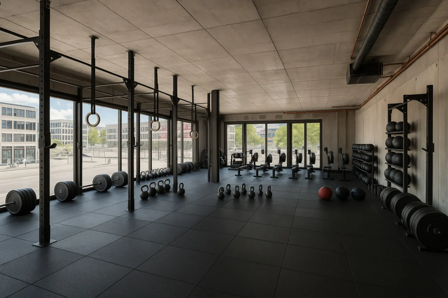 Gewerbefläche, Bar/Restaurant oder Cross-Fit mit Terrasse zur Miete in Renens - Foto 4 von 6