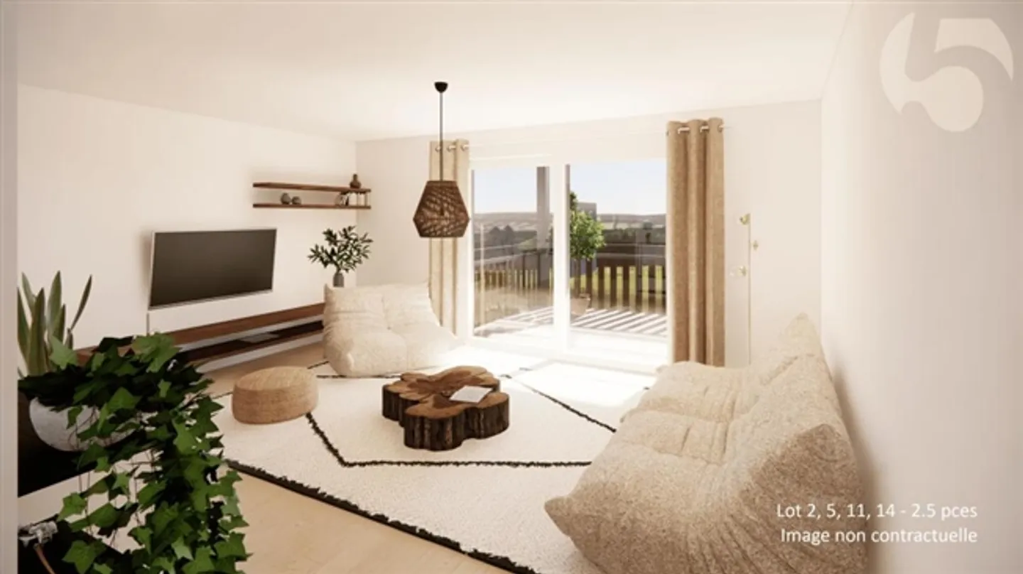 2.5 Room Apartment in Vaulruz - Photo 4 of 5