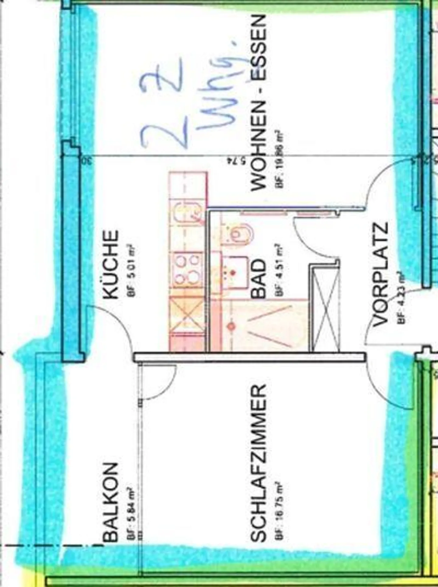 Spacious 2-room apartment (renovated) - Photo 12 of 12