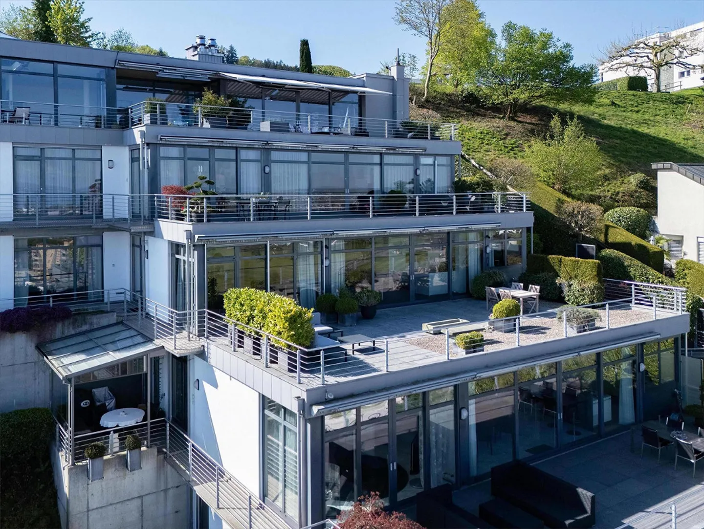 Maison de Terrasse avec Vue Imprenable sur le Lac au-dessus du Lac de Constance - Photo 1 sur 12