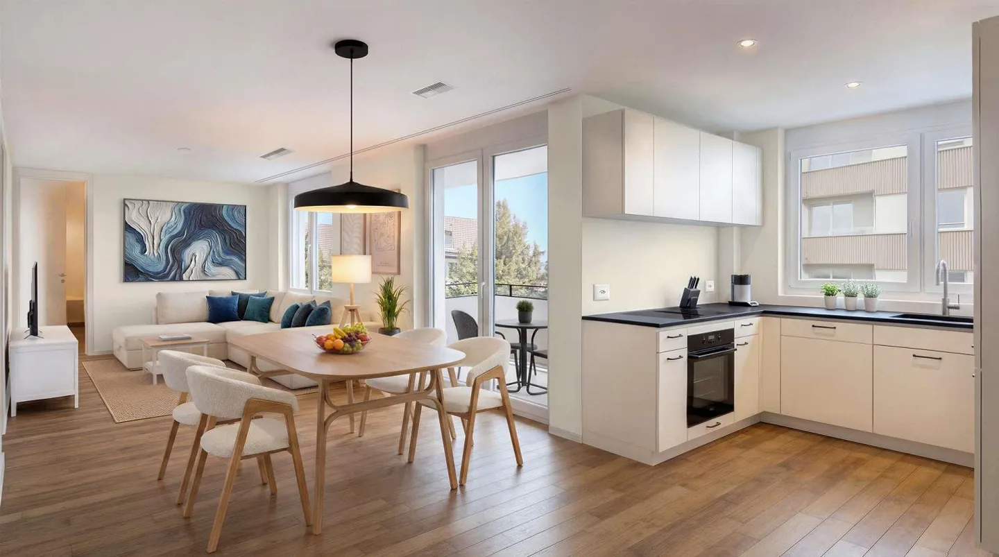 Comfort abitativo in una posizione privilegiata – moderno appartamento di 2,5 locali con balcone - Foto 3 di 5