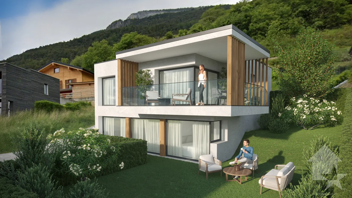 Architect villa with 5.5 rooms to be built on the heights of Conthey - Photo 1 of 3