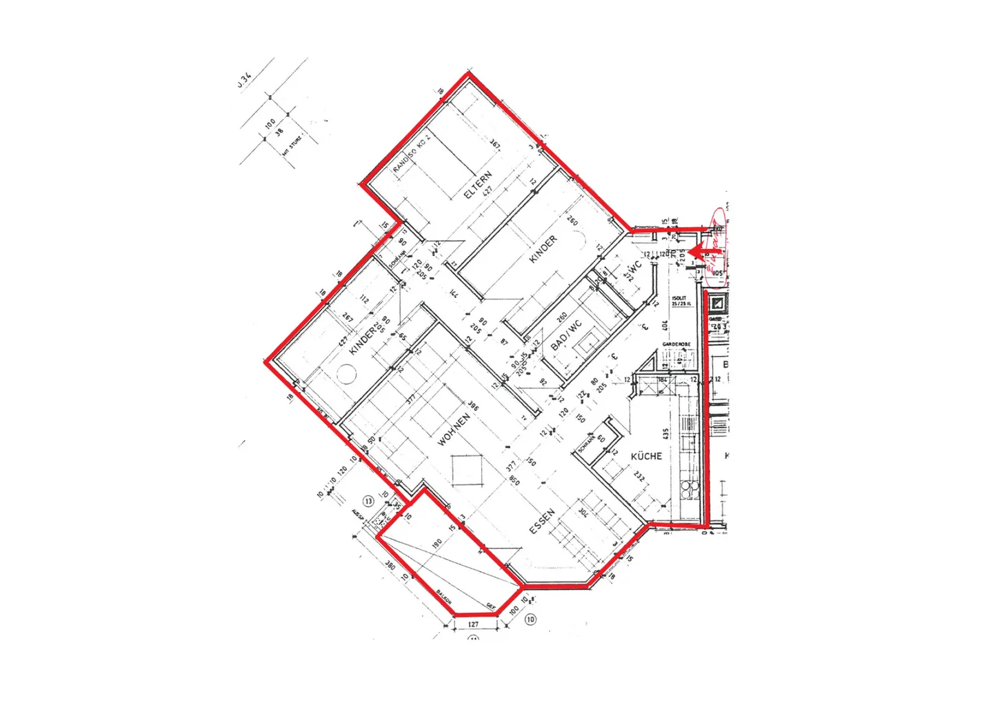 Spacious, bright 4.5-room apartment with balcony - Photo 11 of 12