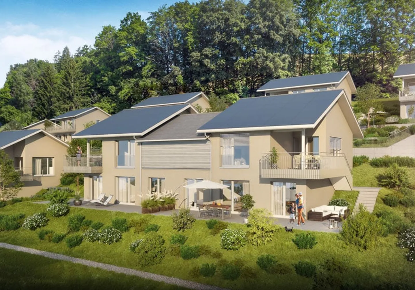 Superbes nouvelles maisons avec vue - Photo 2 sur 5