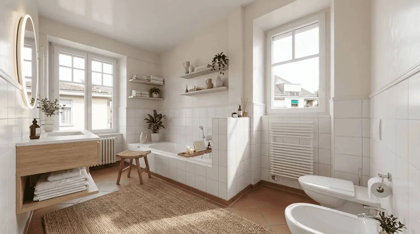 Appartamento straordinario all'ultimo piano con 2 balconi, a pochi passi da Ouchy - Foto 8 di 9