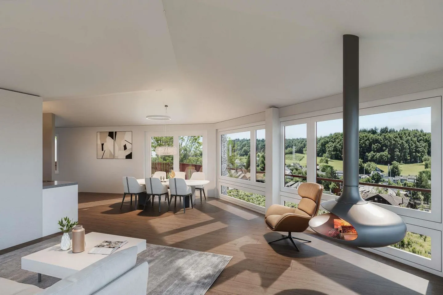3.5-Room Maisonette with 142.5 m² of Living Space and Two Dream Terraces - Photo 1 of 14