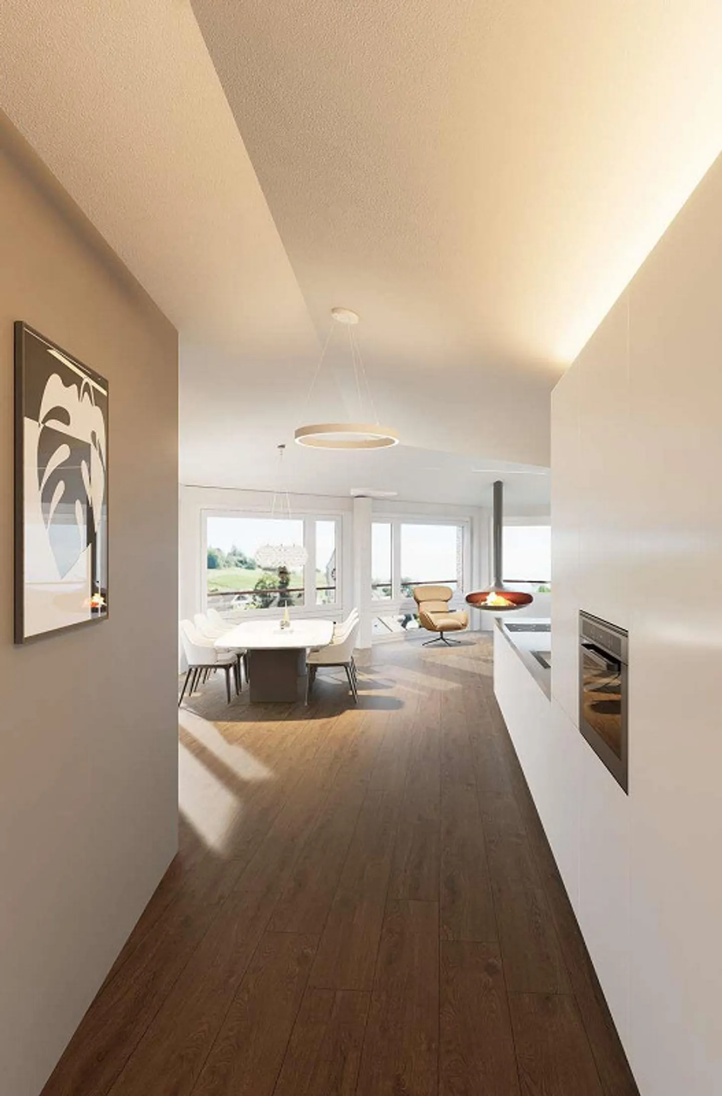 3.5-Room Maisonette with 142.5 m² of Living Space and Two Dream Terraces - Photo 2 of 14
